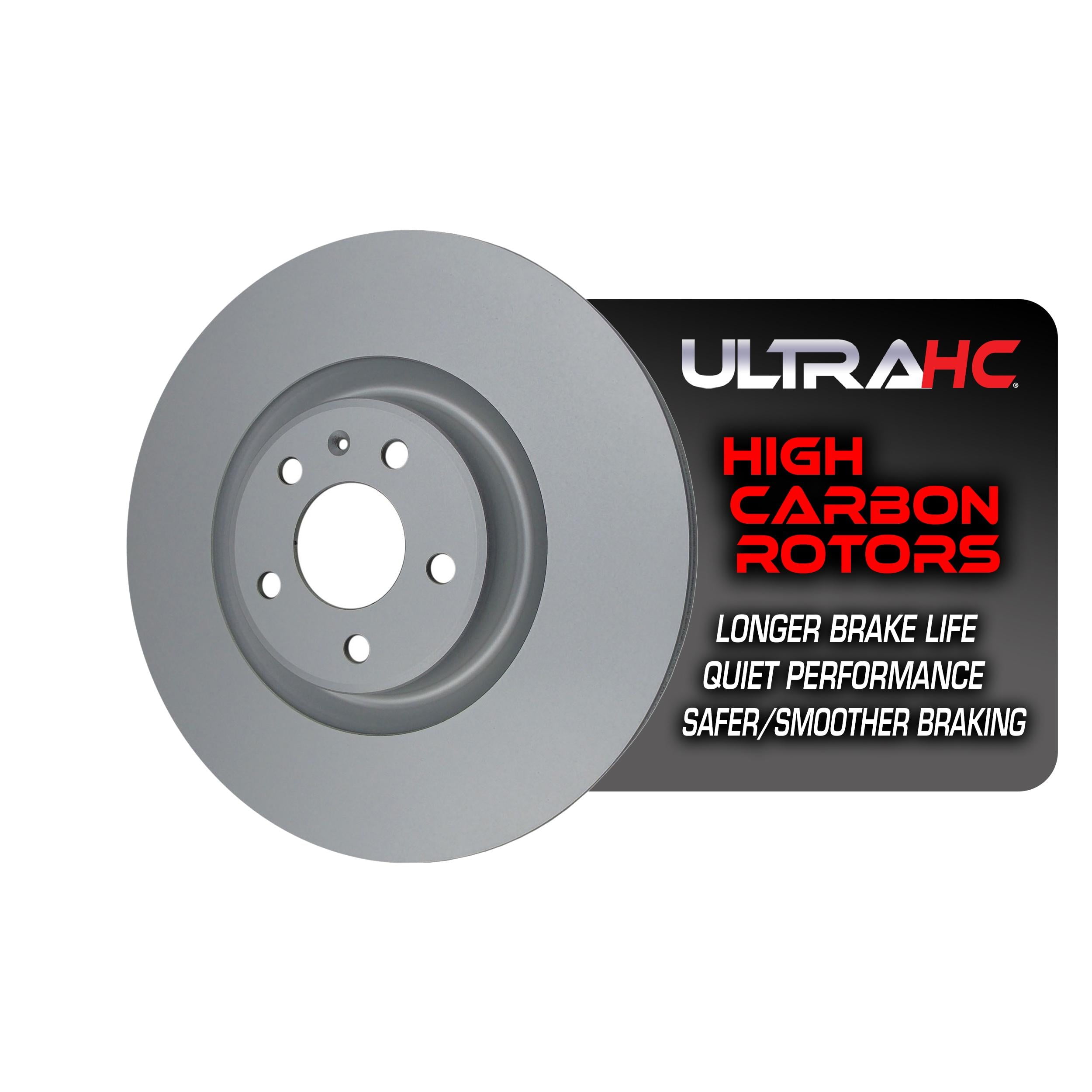 UltraHC Coated High Carbon Brake Rotor, Front UR004430, Audi A7 Quattro 2018-2012