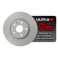 thumbnail image 1 of UltraHC Coated High Carbon Brake Rotor, Front UR004812, Volvo S60 2018-2011, 1 of 6