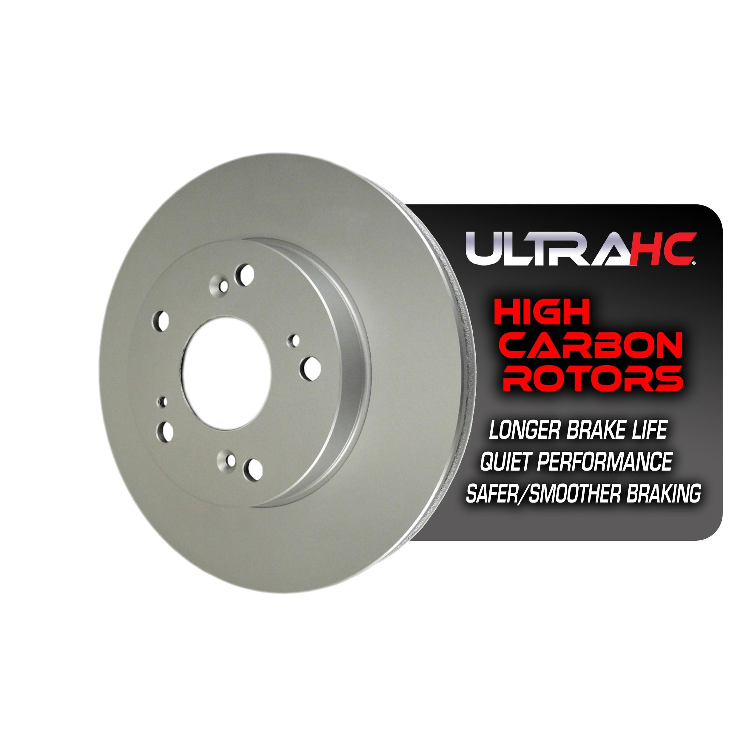 UltraHC Coated High Carbon Brake Rotor, Front UR004942, Honda Civic 2015-2012