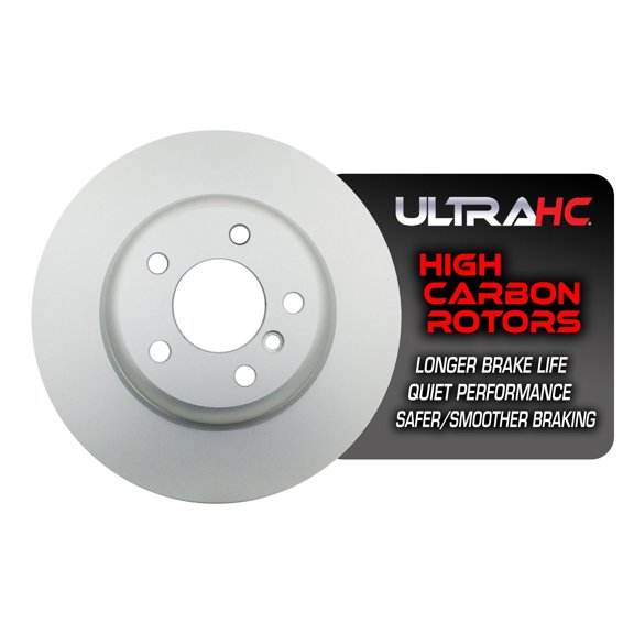 UltraHC Coated High Carbon Brake Rotor, Front UR005024, BMW 520i 2016-2014