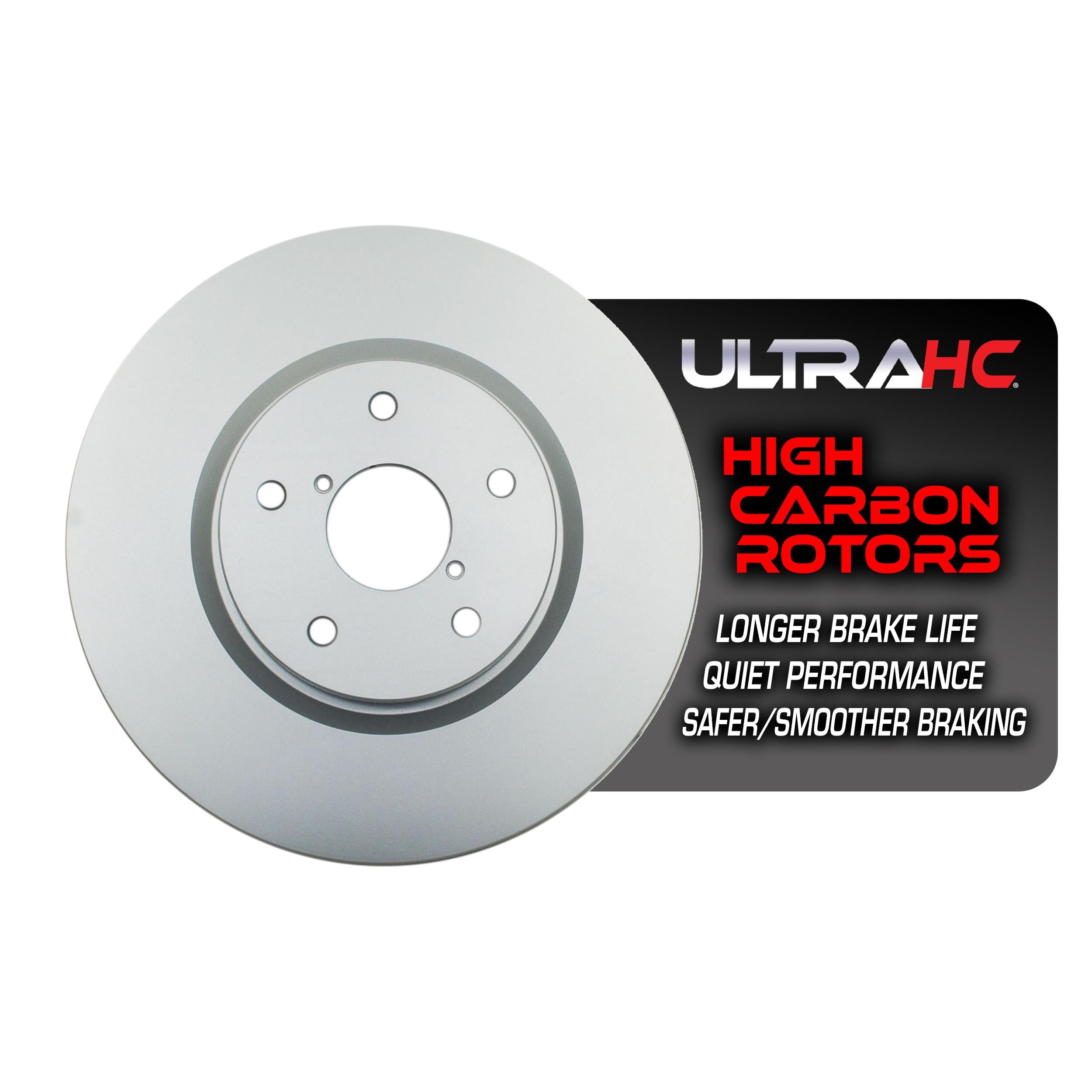 UltraHC Coated High Carbon Brake Rotor, Front UR005062, Subaru WRX 2021-2015