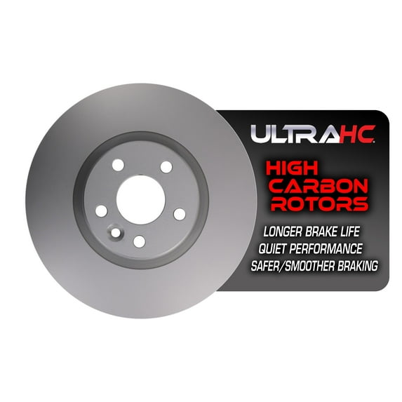 UltraHC Coated High Carbon Brake Rotor, Front UR005130, Volvo XC60 2017-2016