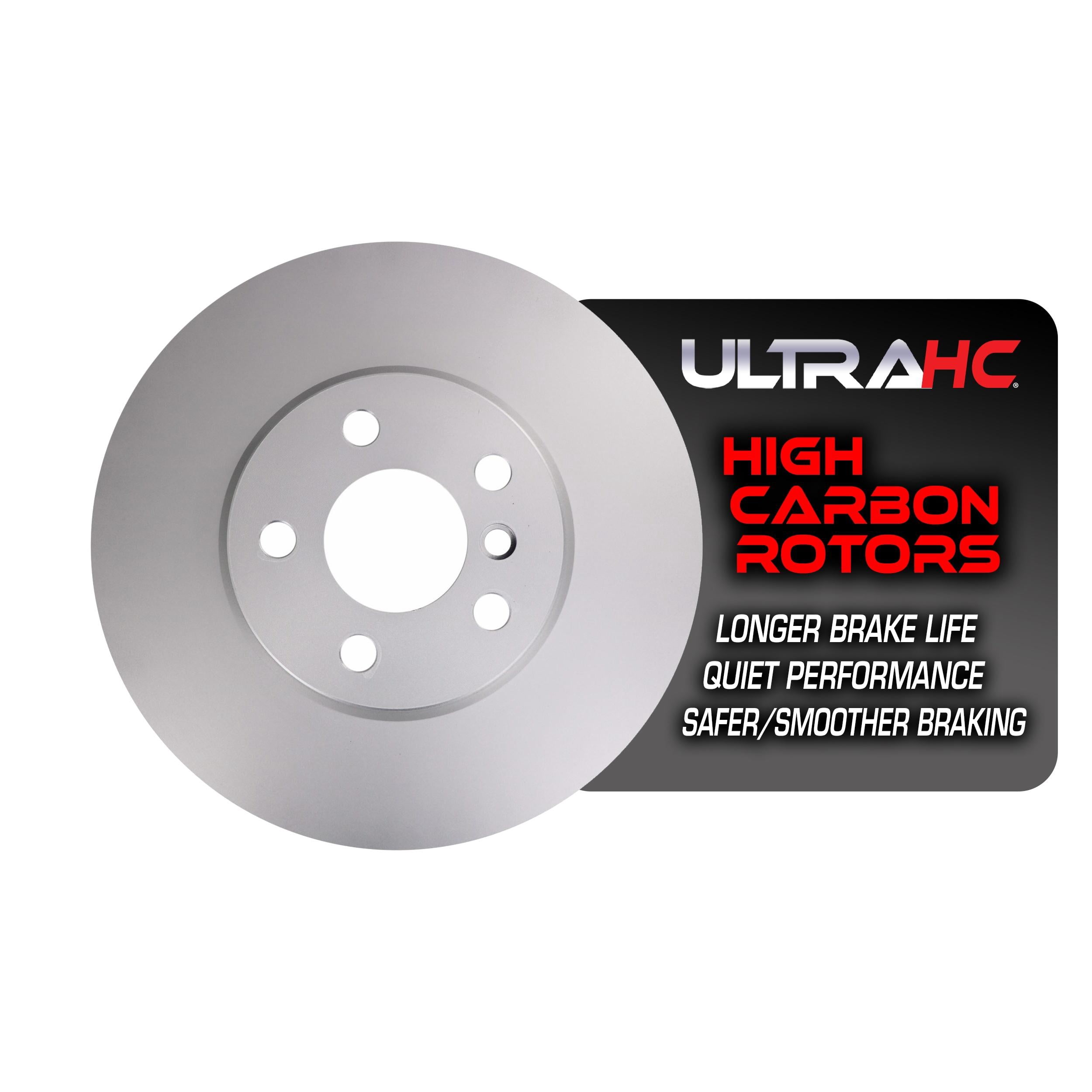 UltraHC Coated High Carbon Brake Rotor, Front UR005802, Mini Cooper Countryman 2020-2017