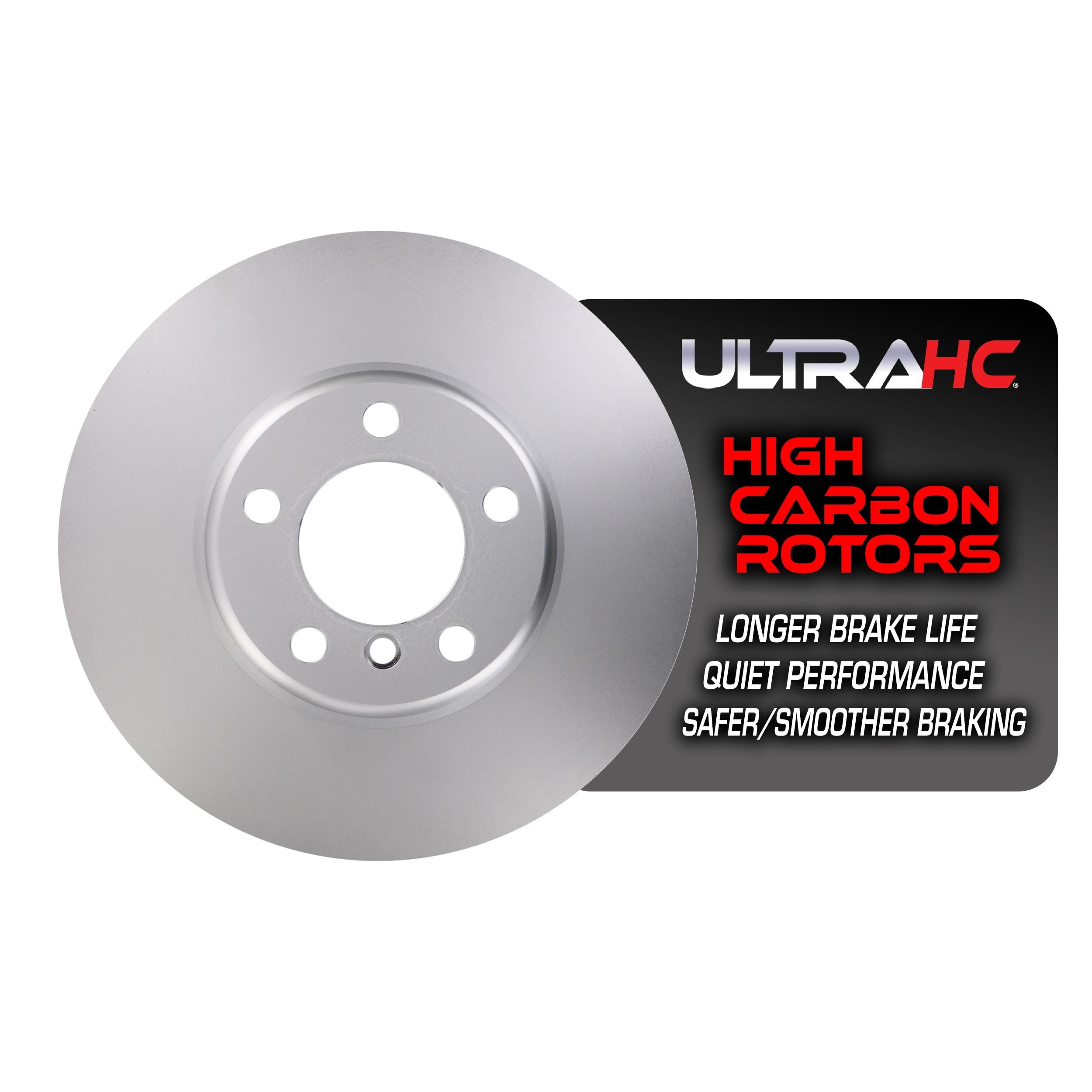 UltraHC Coated High Carbon Brake Rotor, Front UR006281, BMW 228i 2016-2014