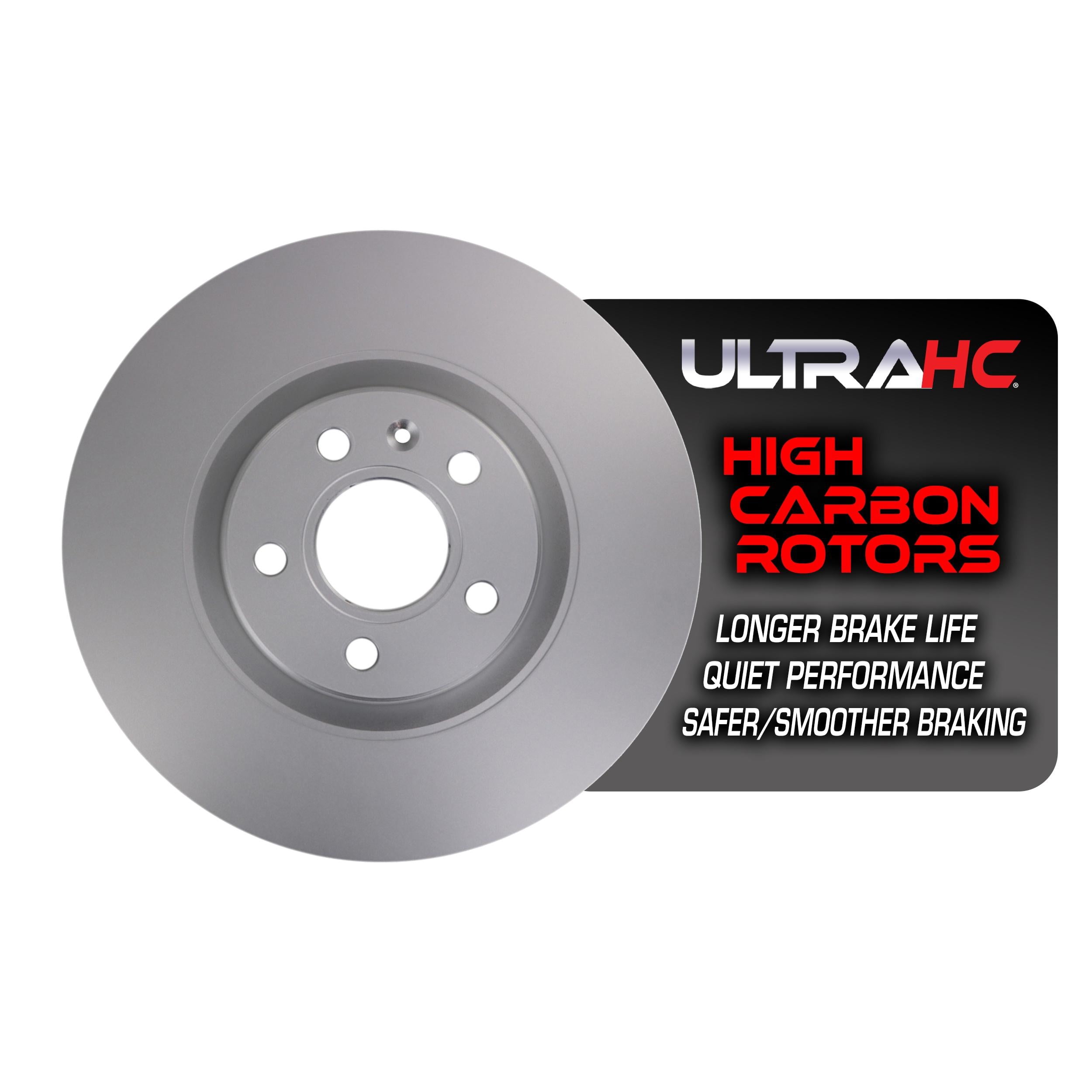 UltraHC Coated High Carbon Brake Rotor, Front UR006496, Volvo S60 2021-2019