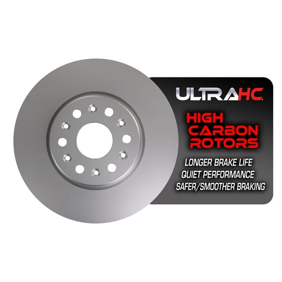 UltraHC Coated High Carbon Brake Rotor, Front UR006984, Chevrolet Traverse 2021-2018