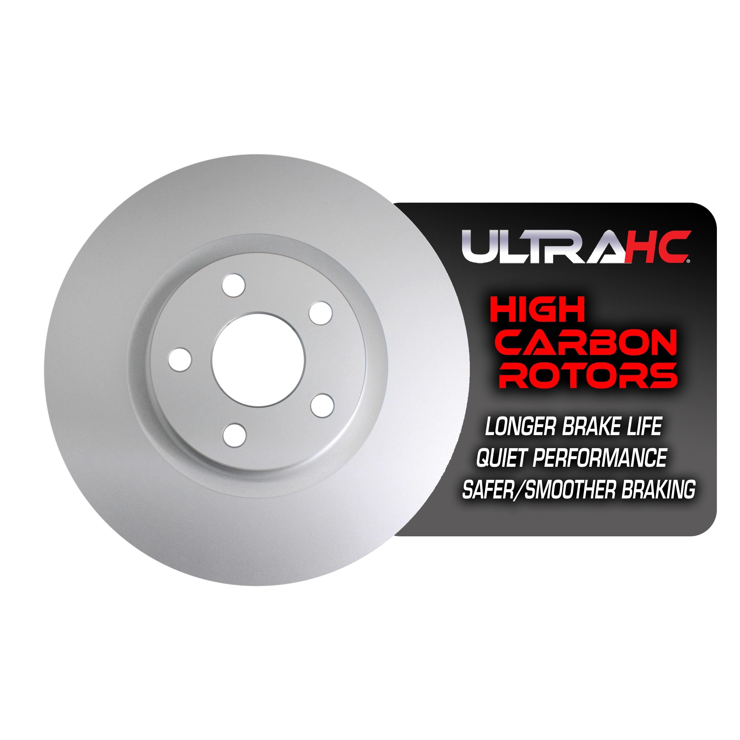 UltraHC Coated High Carbon Brake Rotor, Front UR007011, Lincoln MKZ 2020-2017