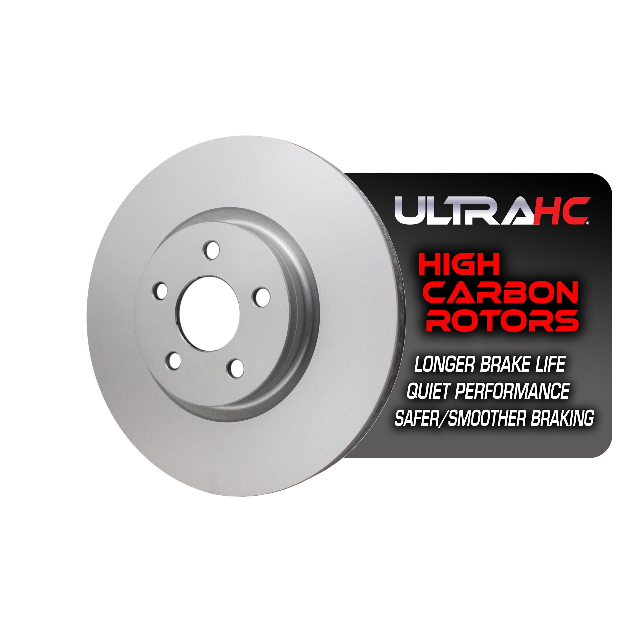 UltraHC Coated High Carbon Brake Rotor, Front UR007103, Ford Transit Connect 2022-2018