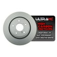 thumbnail image 1 of UltraHC Coated High Carbon Brake Rotor, Front UR007523, Honda Civic 2020-2017, 1 of 6