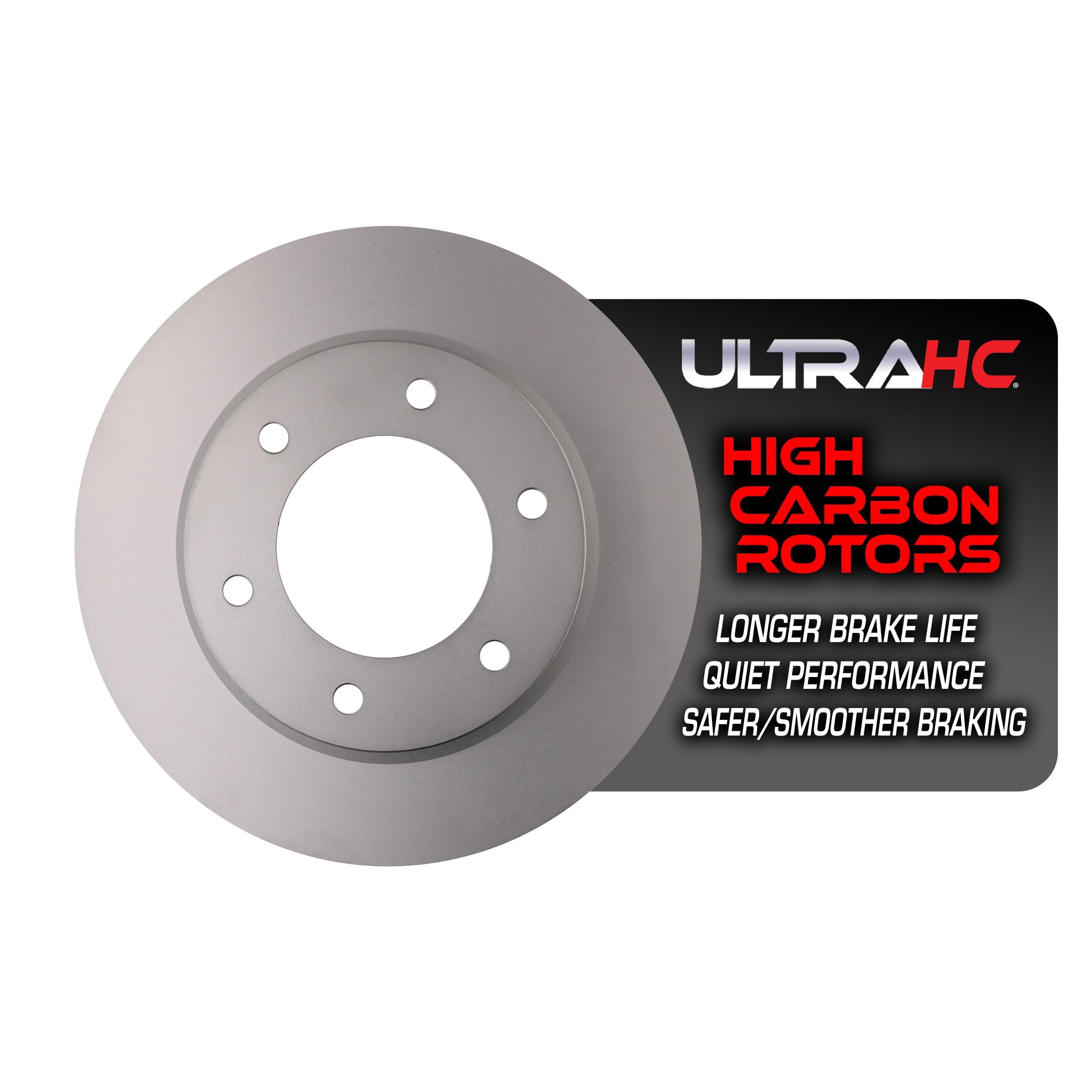 UltraHC Coated High Carbon Brake Rotor, Front UR009727, Ford Ranger 2021-2019