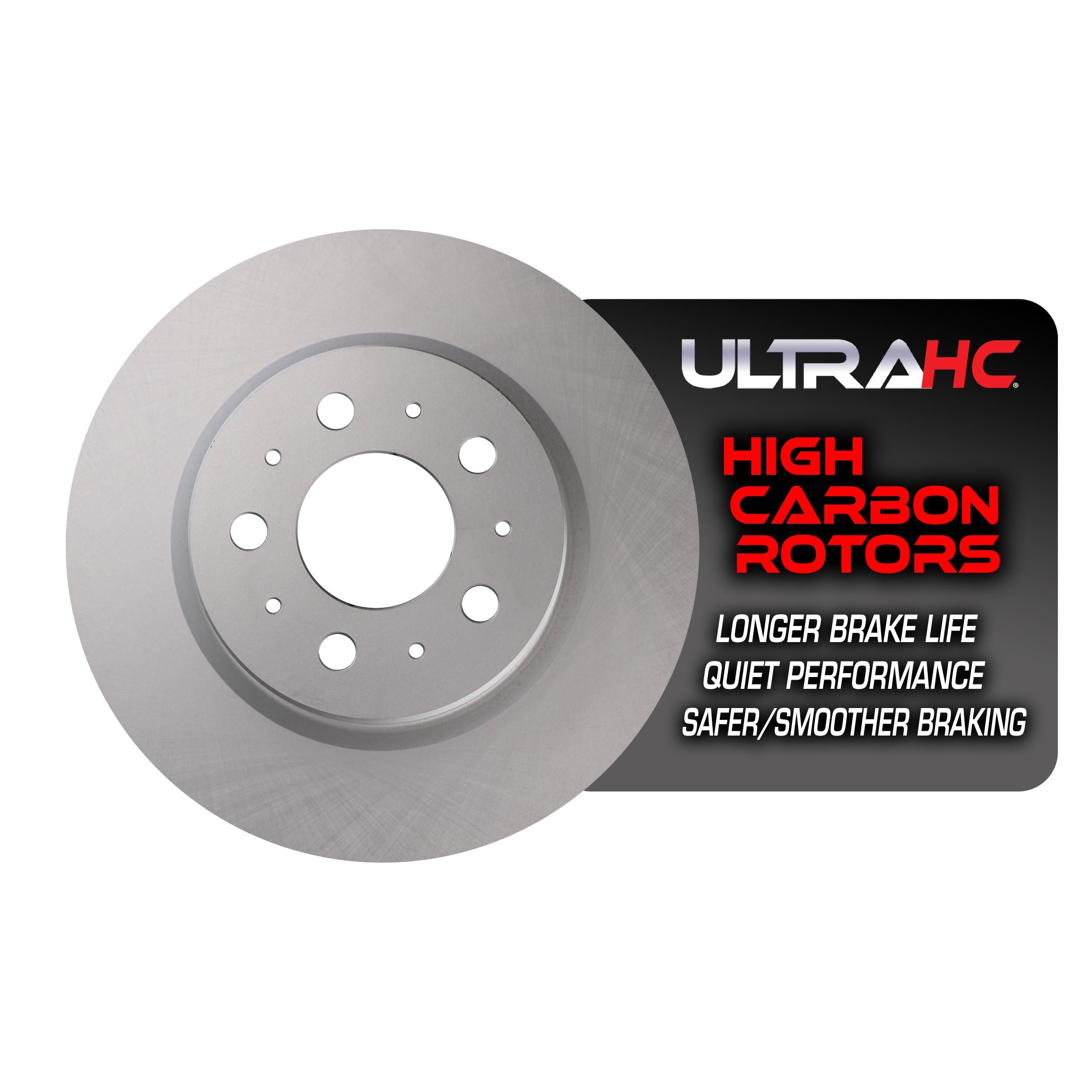 UltraHC Coated High Carbon Brake Rotor, Front UR020693, Tesla 3 2021-2017