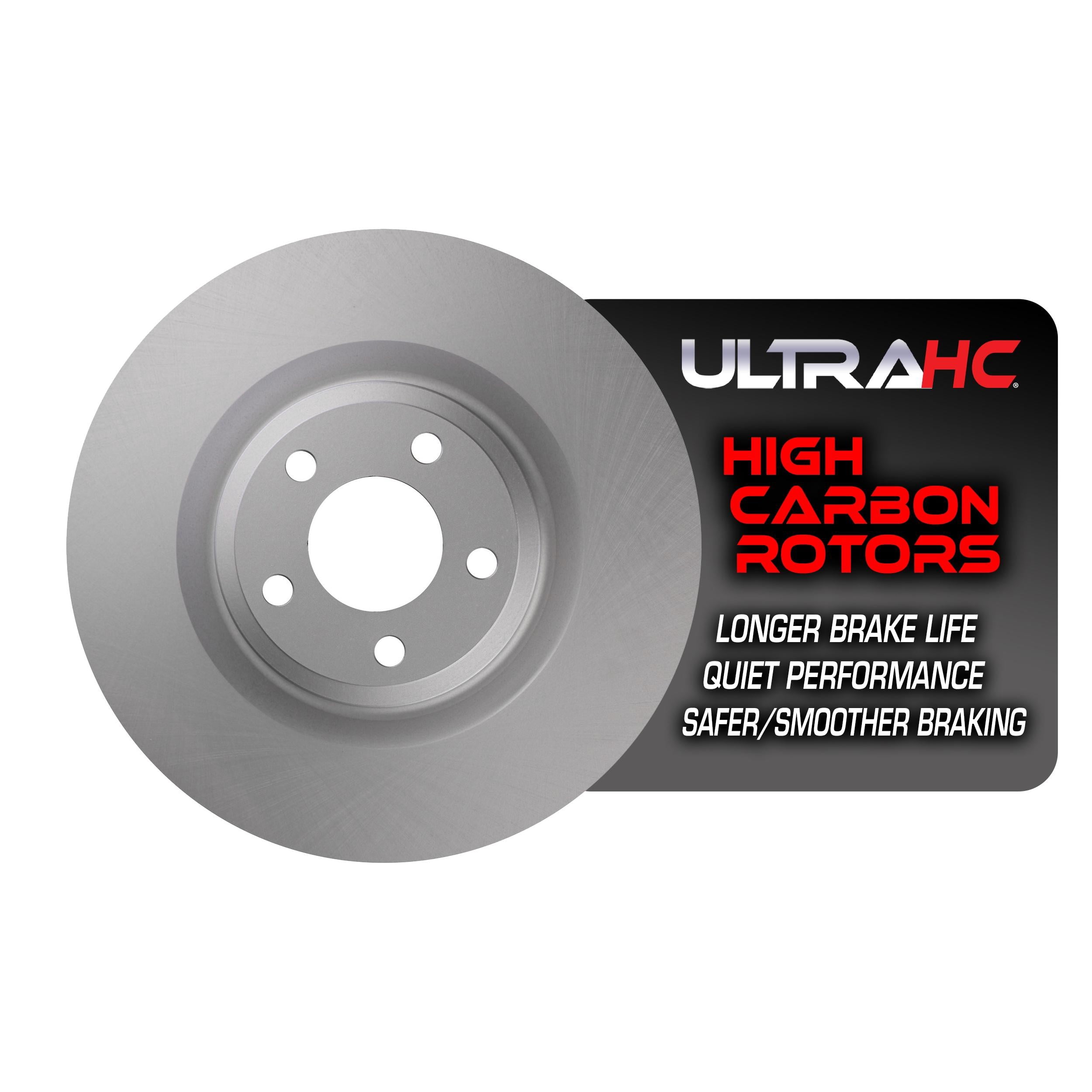 UltraHC Coated High Carbon Brake Rotor, Front UR020747, Ford Explorer 2021-2020