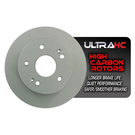 UltraHC Coated High Carbon Brake Rotor, Rear UR000111, Honda Accord 2007-1998