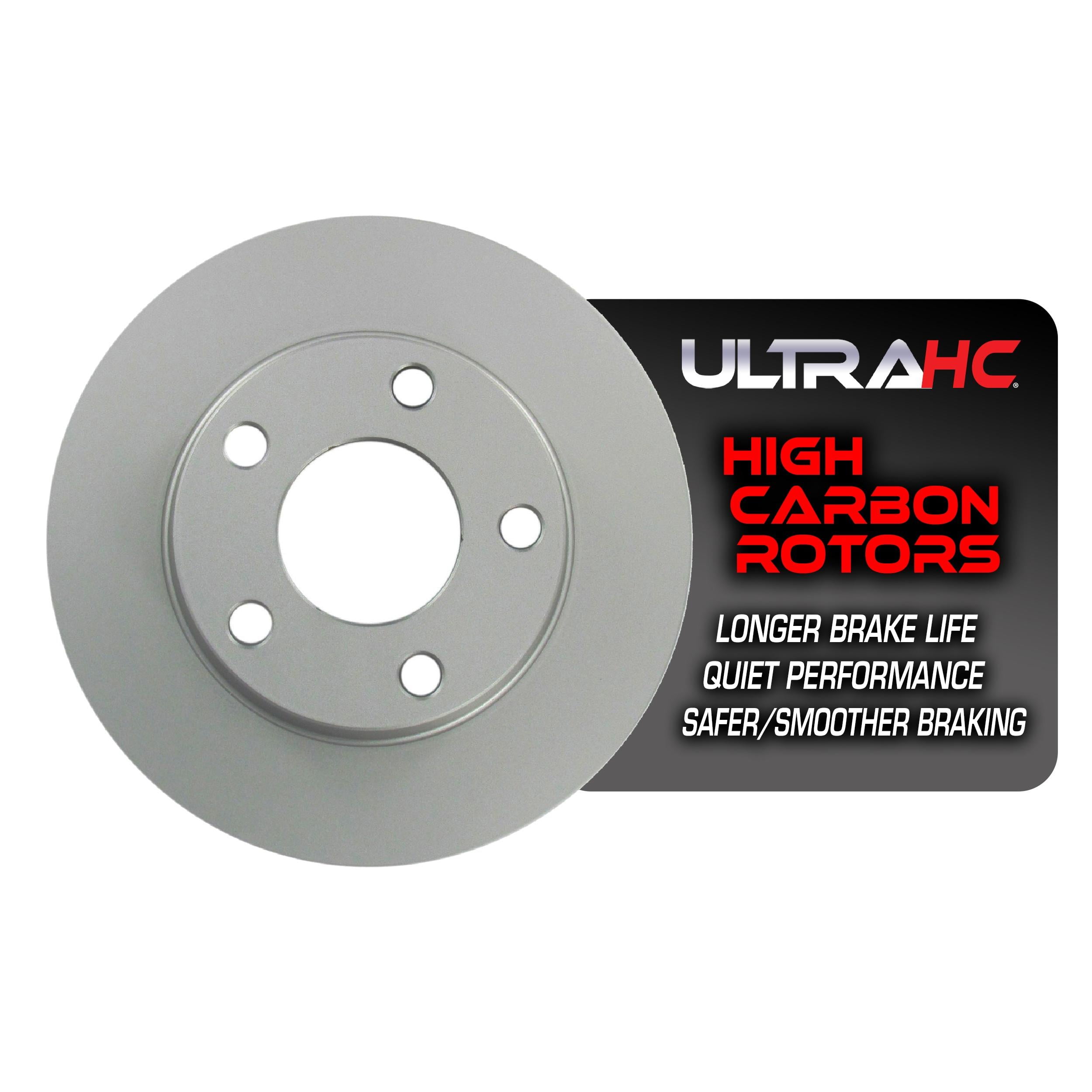 UltraHC Coated High Carbon Brake Rotor, Rear UR000258, Audi A6 Quattro 2004-2000