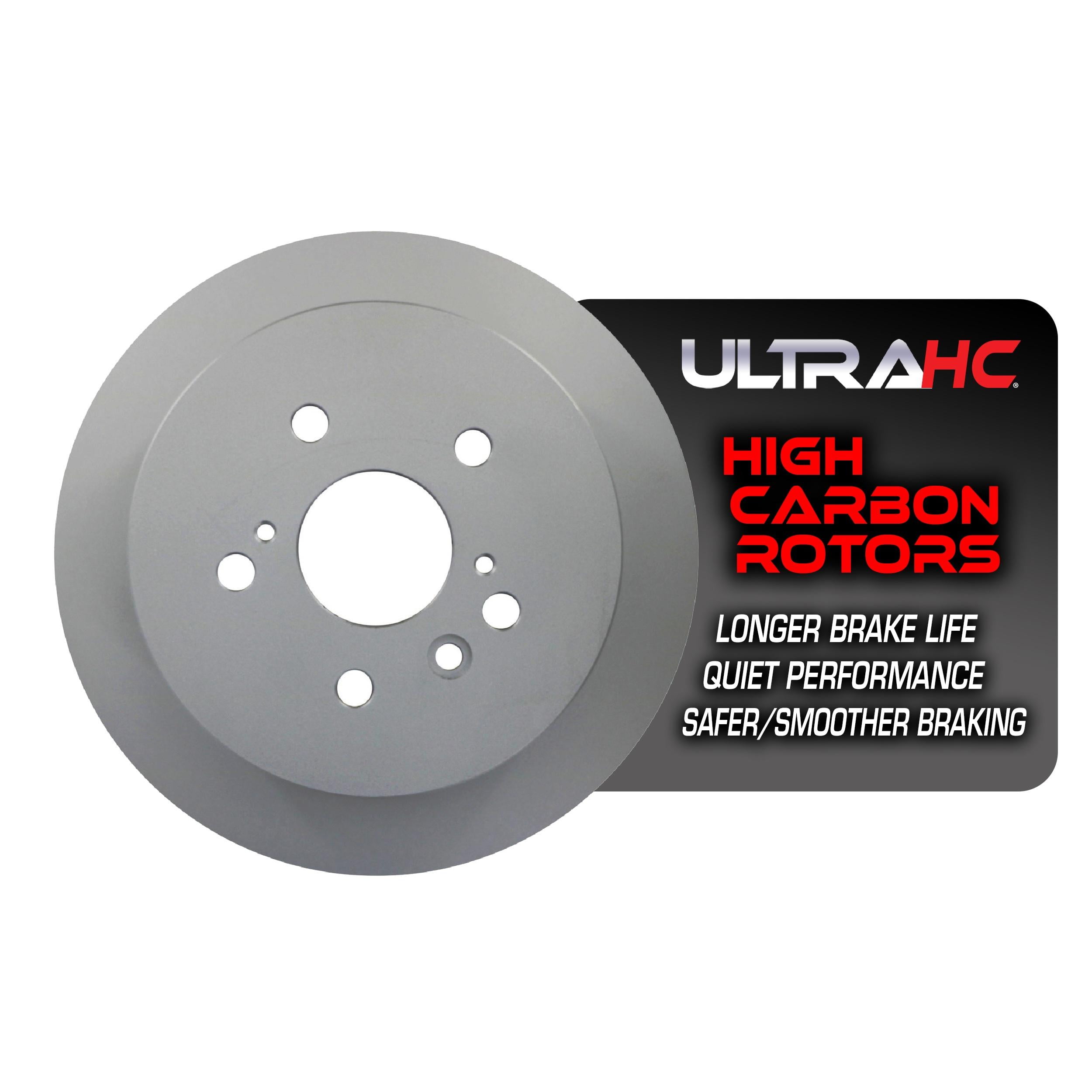 UltraHC Coated High Carbon Brake Rotor, Rear UR000319, Toyota Sienna 2010-2004