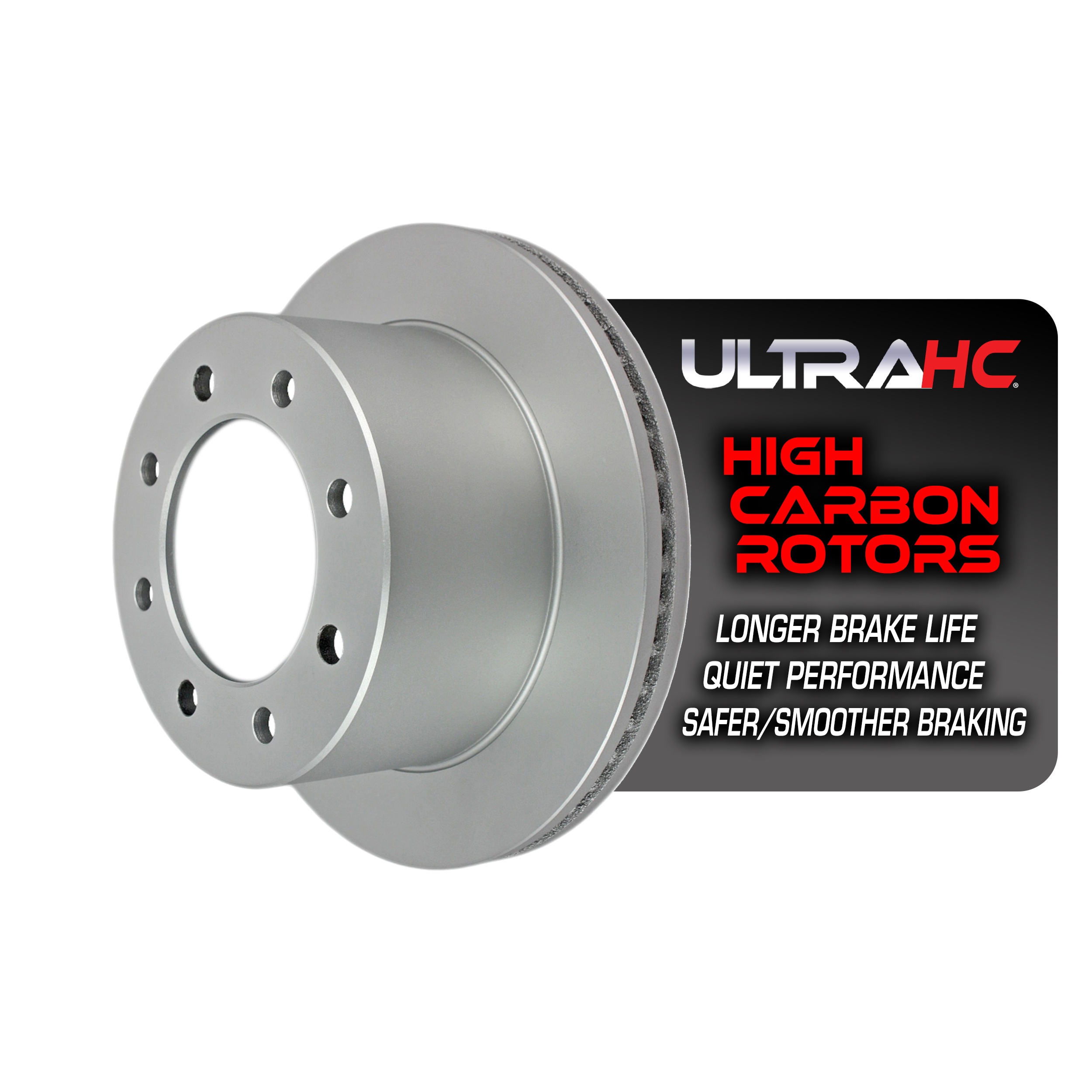 UltraHC Coated High Carbon Brake Rotor, Rear UR000807, Chevrolet Express 3500 2010-2003