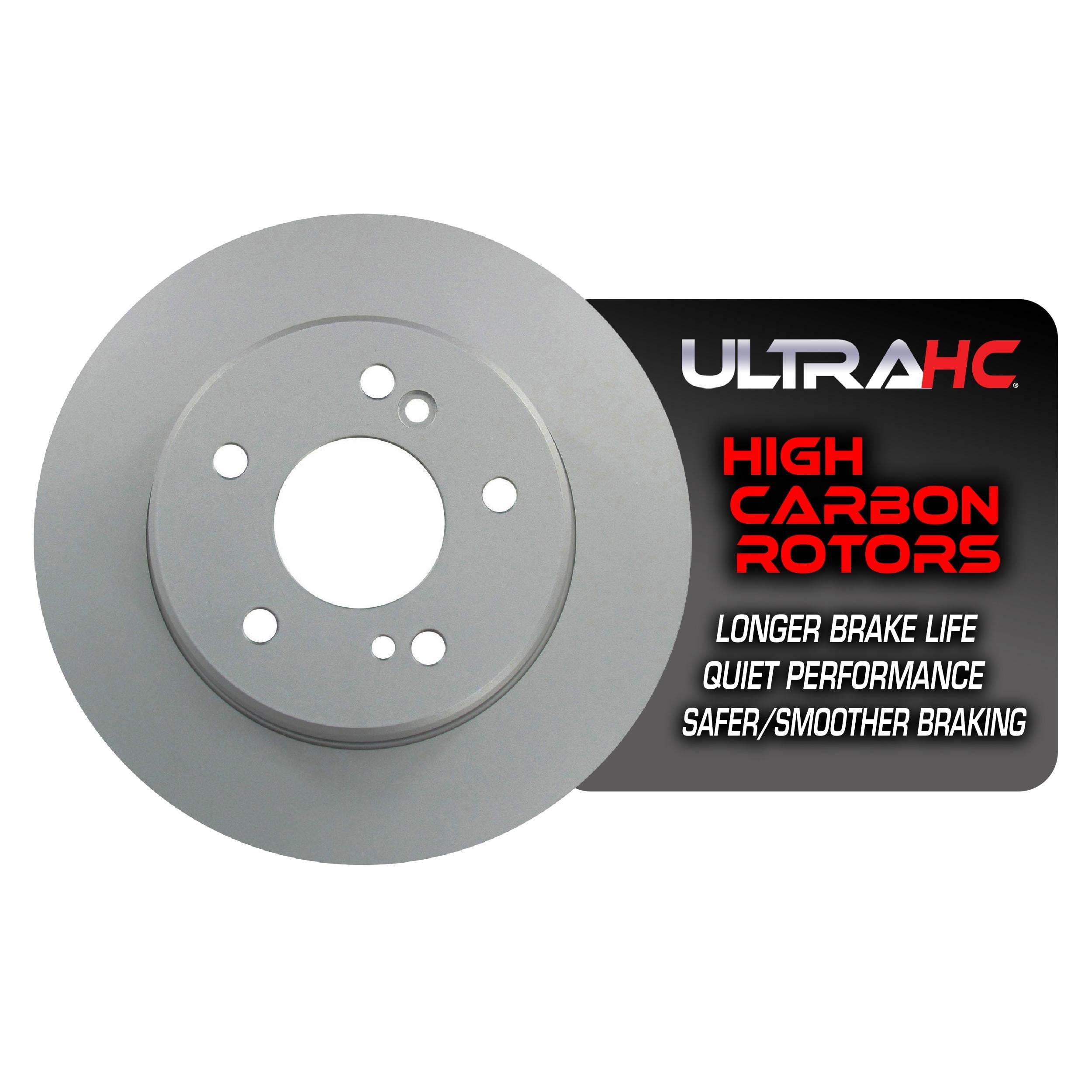 UltraHC Coated High Carbon Brake Rotor, Rear UR001170, Mercedes-Benz C230 2007-2002