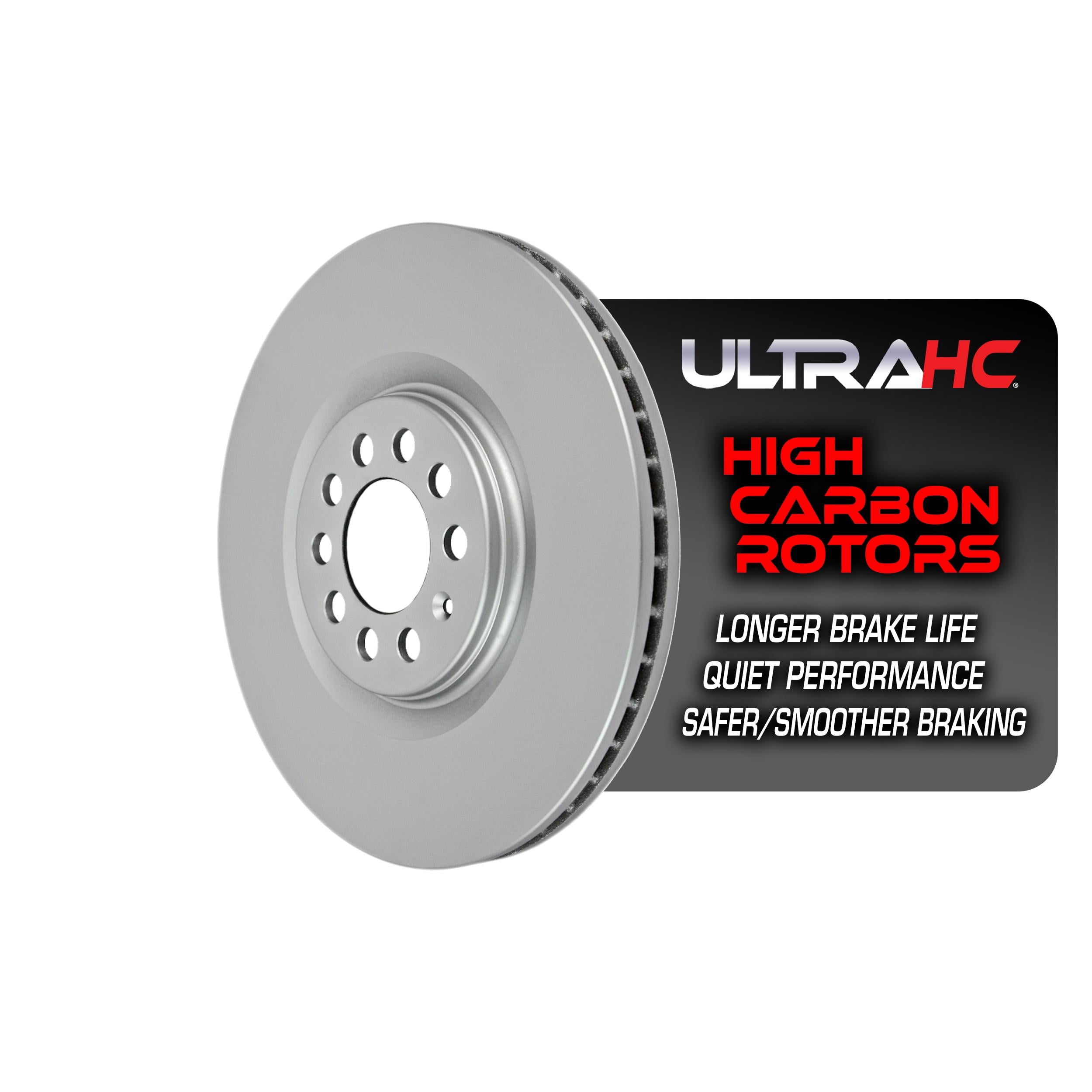 UltraHC Coated High Carbon Brake Rotor, Rear UR001262, Audi A4 Quattro 2008-2002
