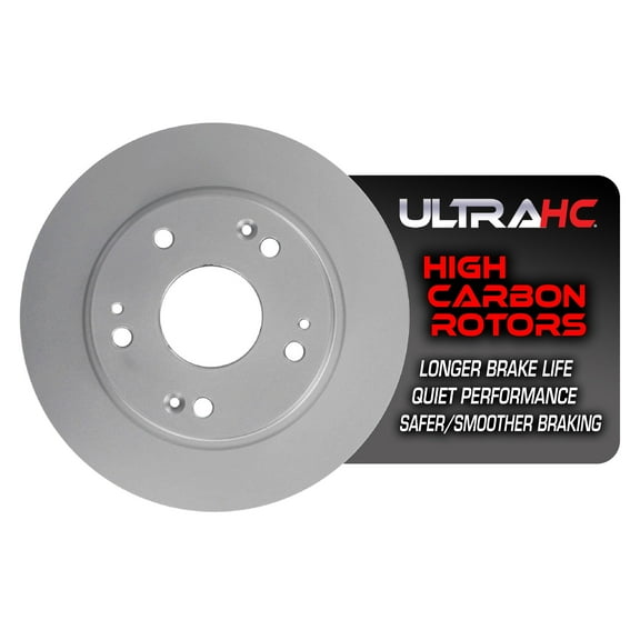UltraHC Coated High Carbon Brake Rotor, Rear UR001378, Honda Civic 2015-2006