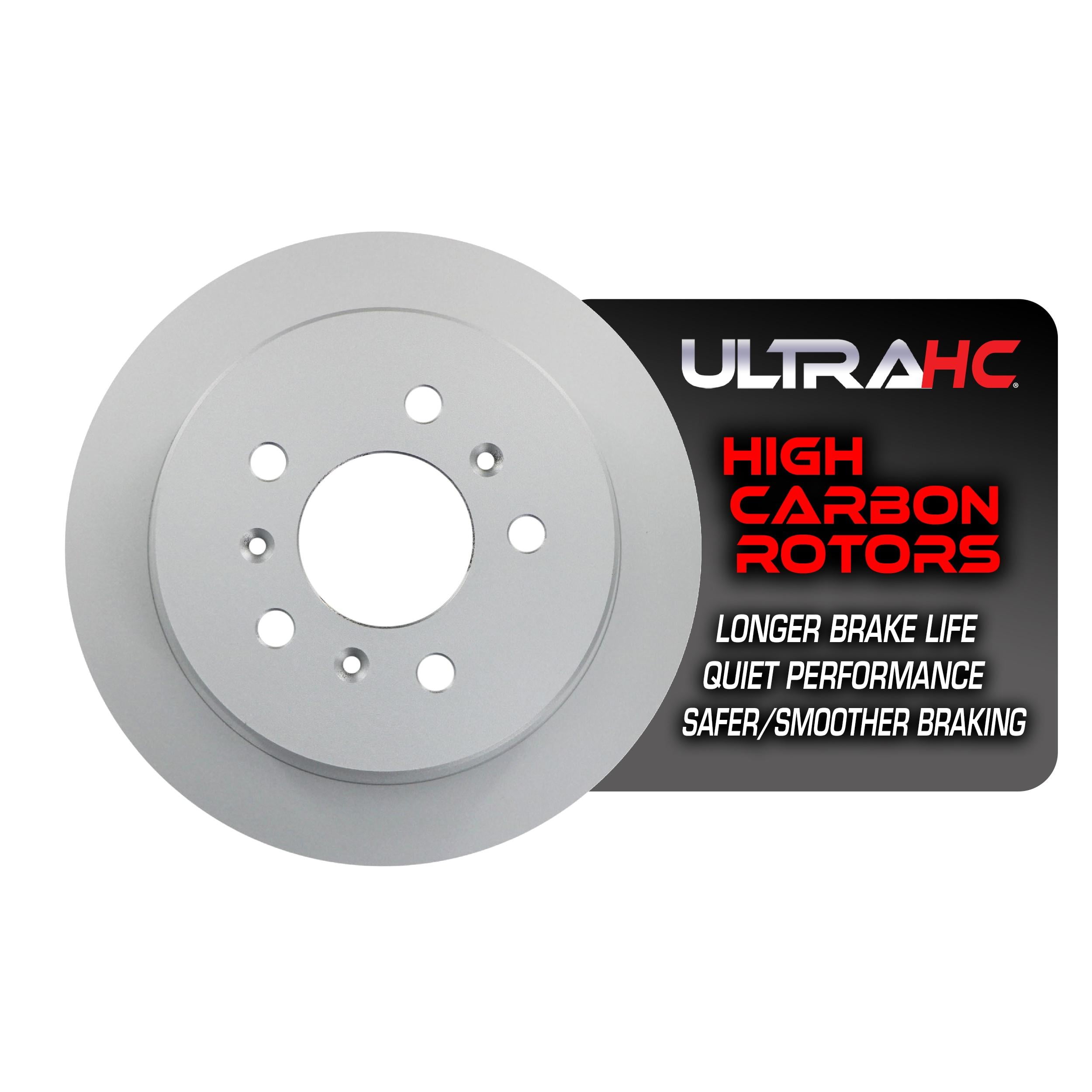 UltraHC Coated High Carbon Brake Rotor, Rear UR001521, Chevrolet Impala 2010-2006
