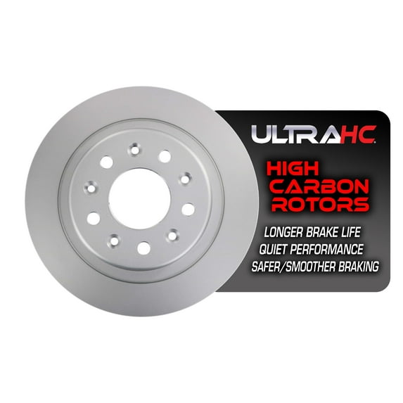 UltraHC Coated High Carbon Brake Rotor, Rear UR001522, Chevrolet Equinox 2020-2018