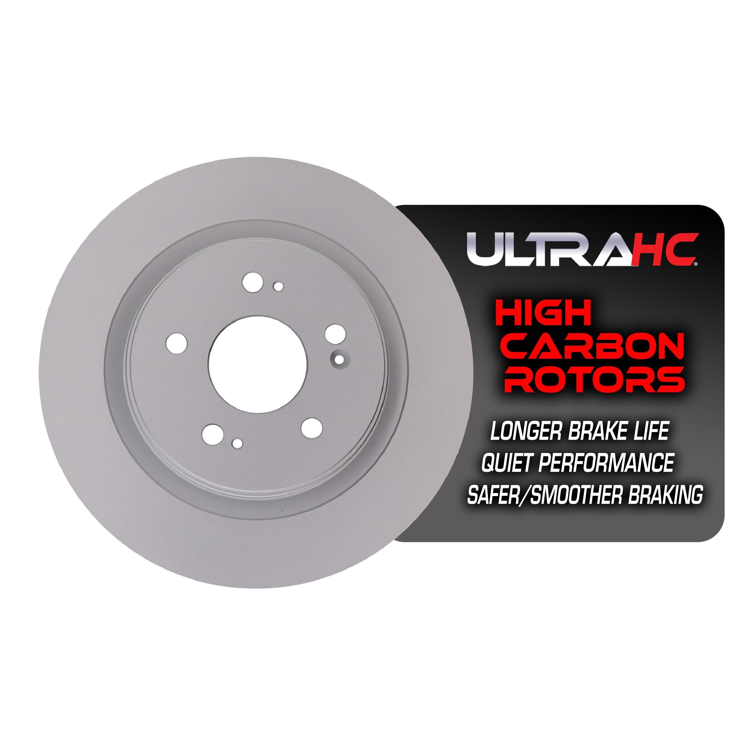 UltraHC Coated High Carbon Brake Rotor, Rear UR001584, Honda Odyssey 2022-2018