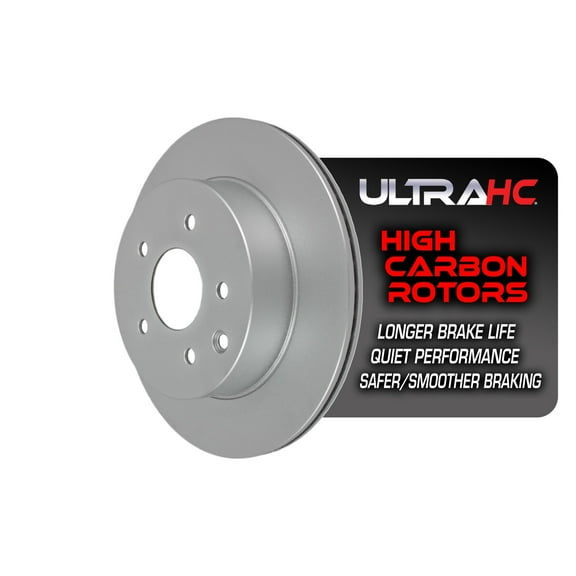 UltraHC Coated High Carbon Brake Rotor, Rear UR001590, Nissan Rogue 2020-2008