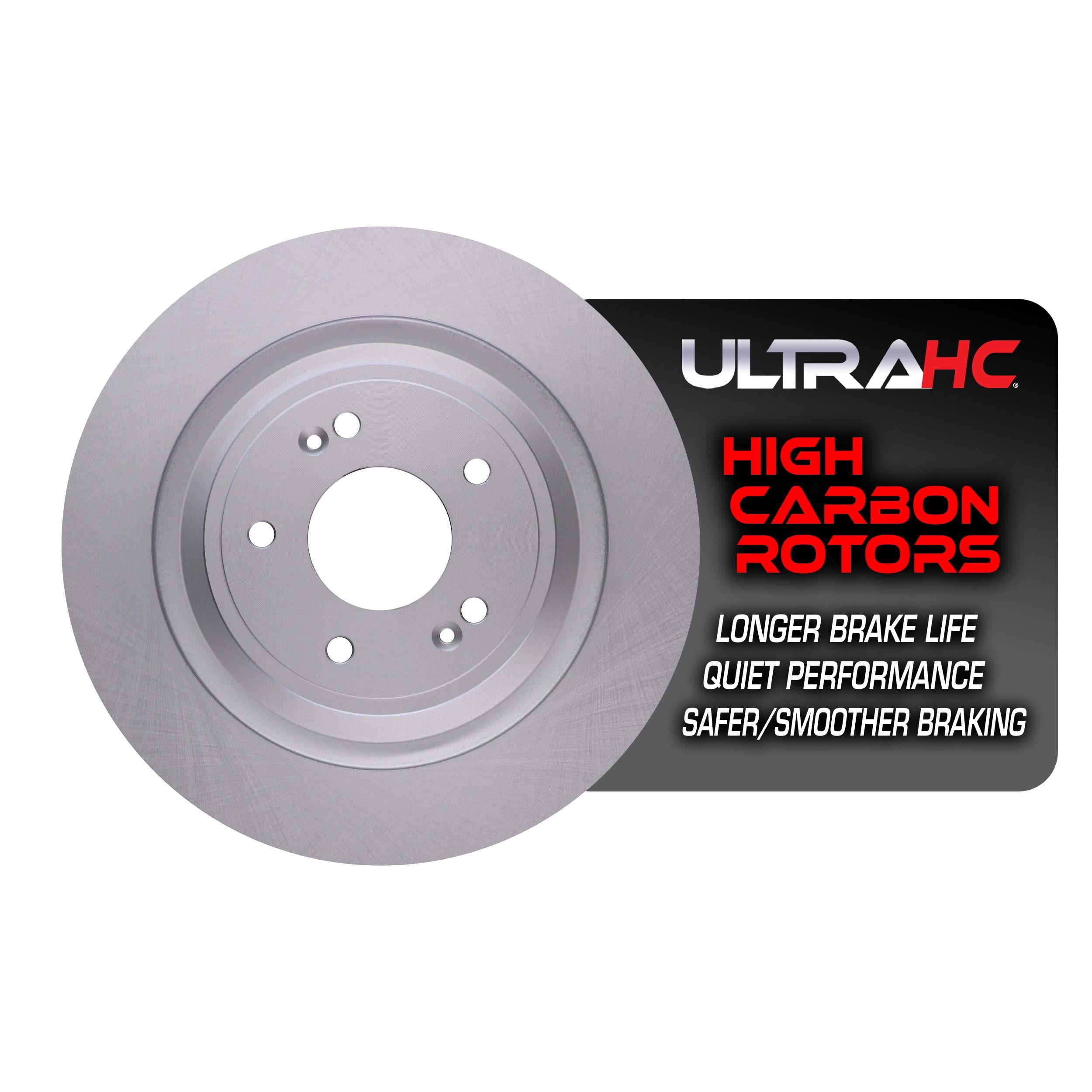 UltraHC Coated High Carbon Brake Rotor, Rear UR001744, Hyundai Santa Fe 2021