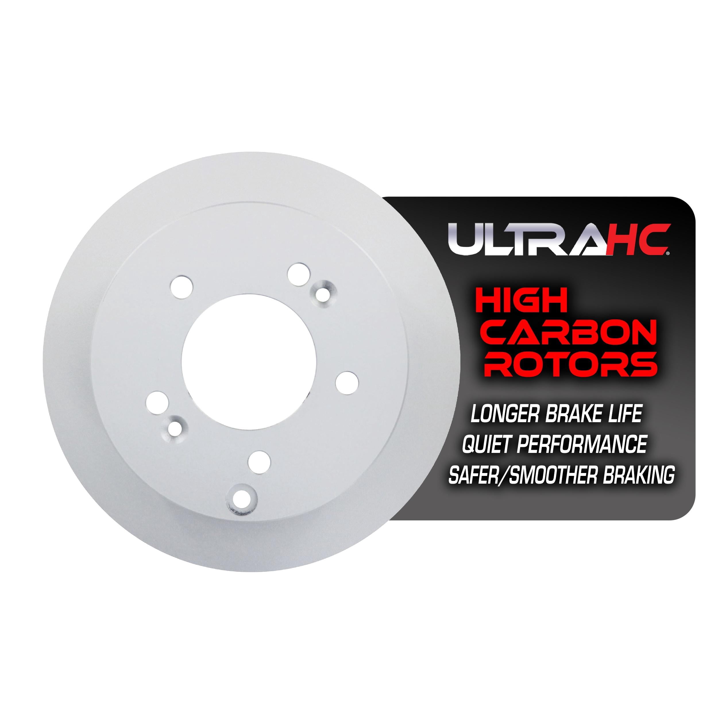 UltraHC Coated High Carbon Brake Rotor, Rear UR001835, Hyundai Sonata 2010-2005