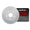 thumbnail image 1 of UltraHC Coated High Carbon Brake Rotor, Rear UR001842, Toyota RAV4 2018-2006, 1 of 6