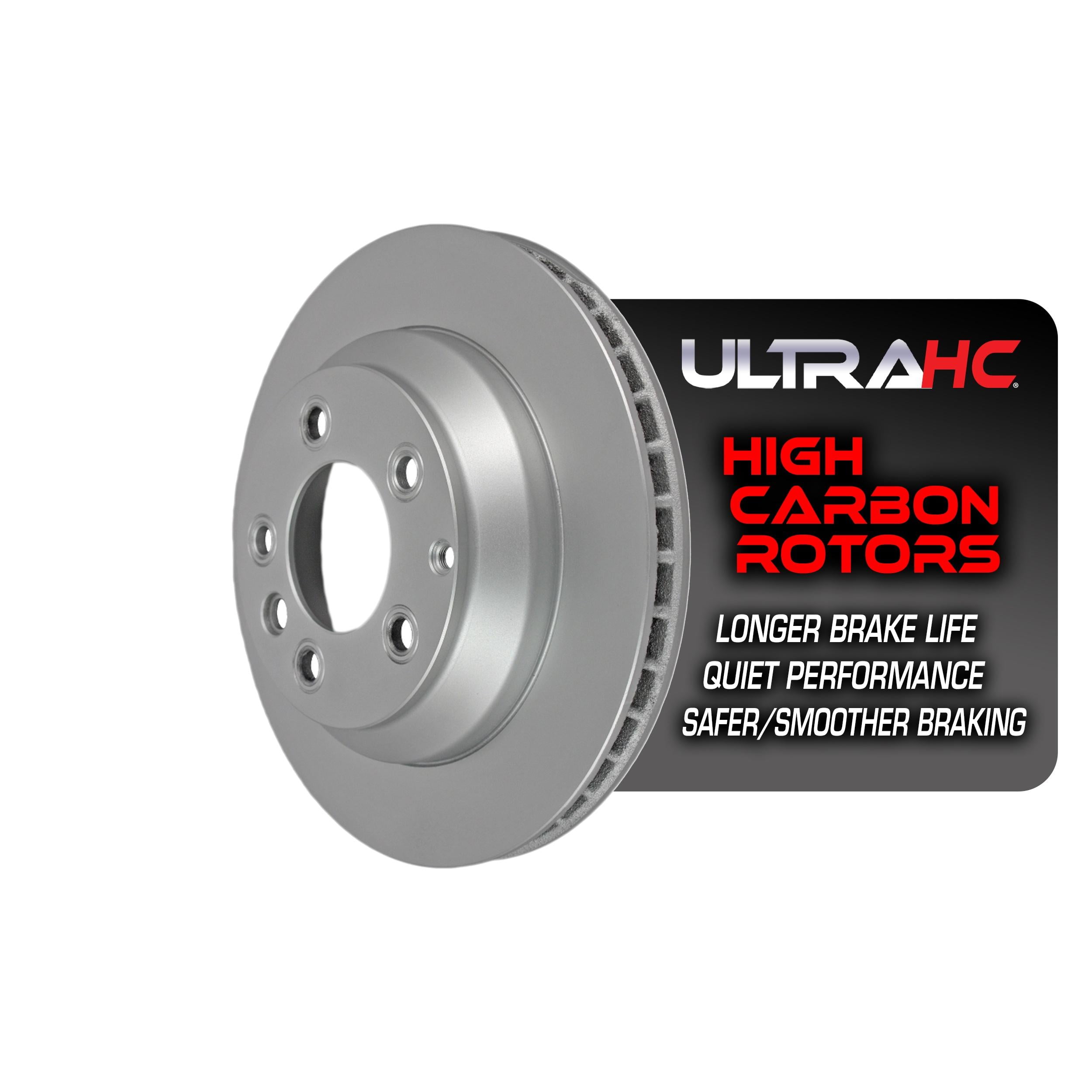 UltraHC Coated High Carbon Brake Rotor, Rear UR002030, Audi Q7 2015-2007