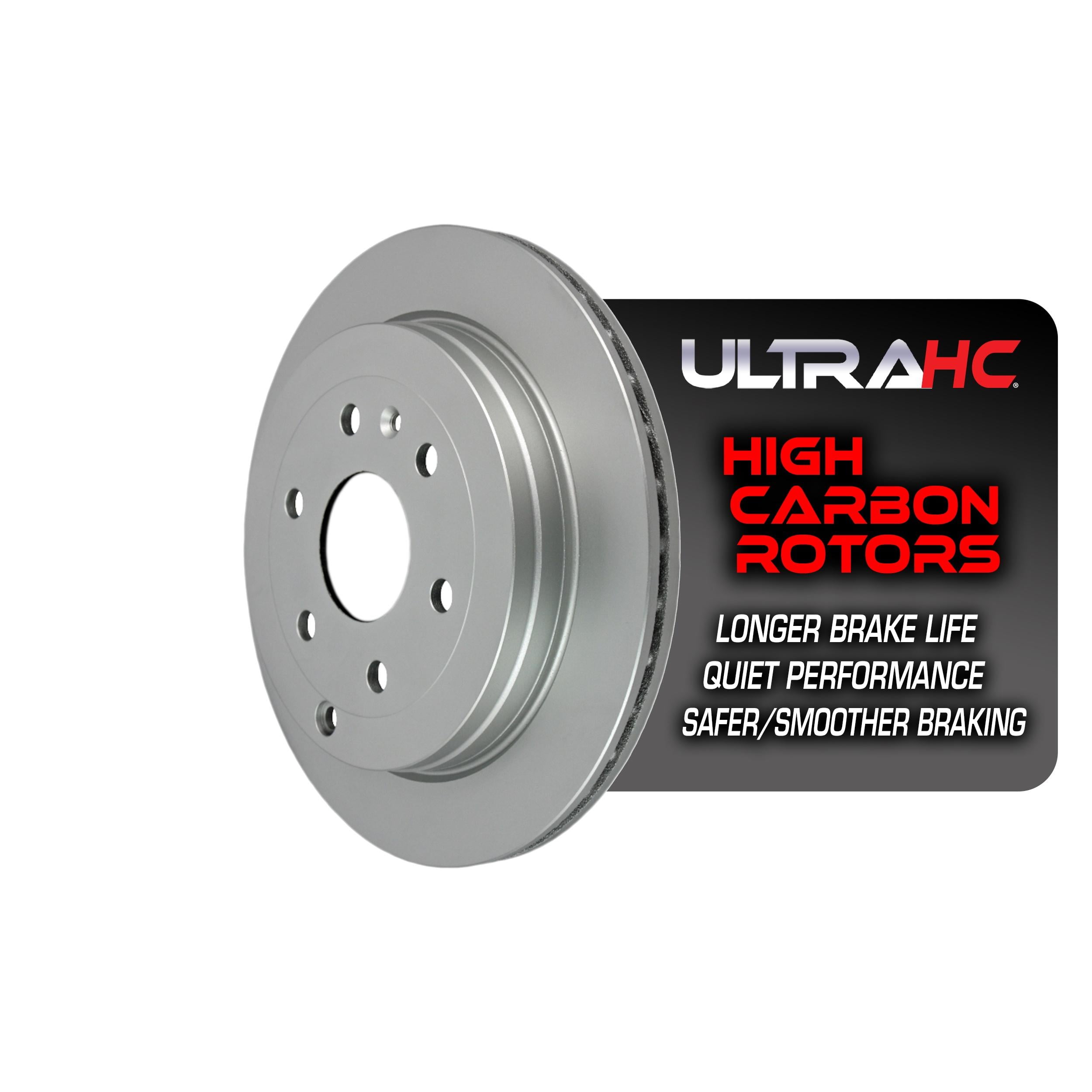UltraHC Coated High Carbon Brake Rotor, Rear UR002177, Chevrolet Traverse 2017-2009