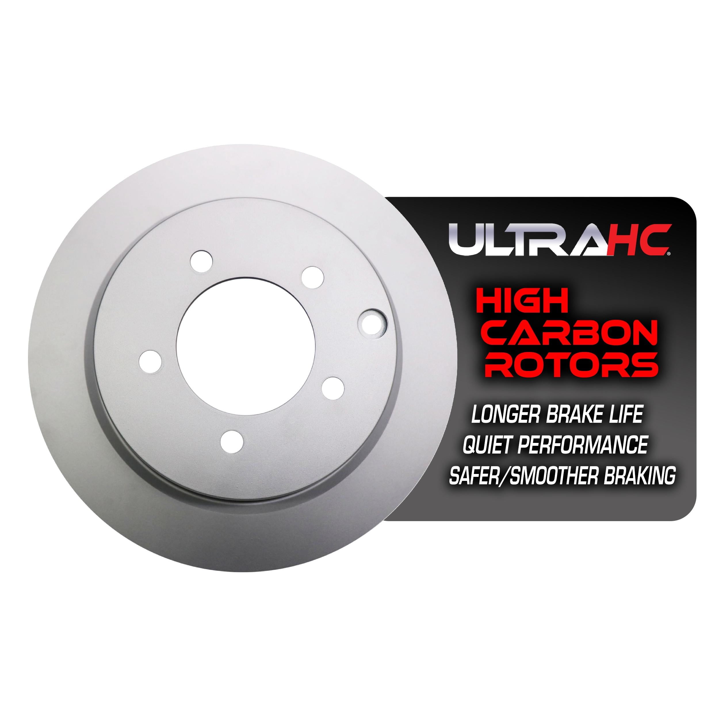 UltraHC Coated High Carbon Brake Rotor, Rear UR002214, Mitsubishi Outlander Sport 2012-2011