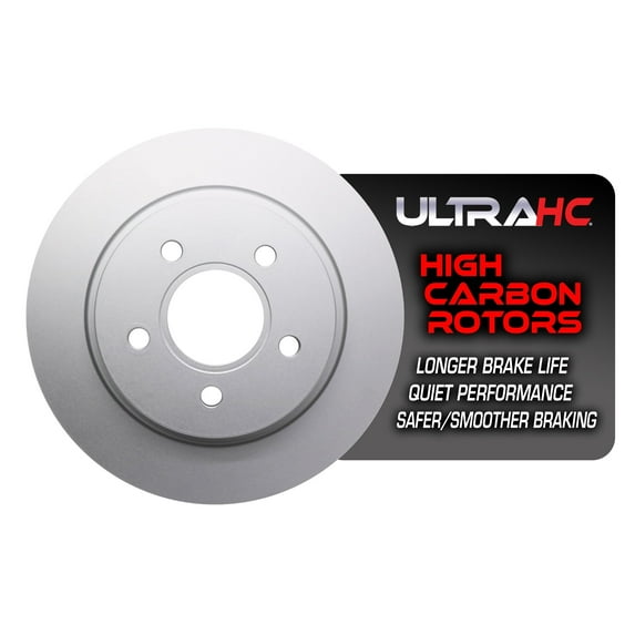 UltraHC Coated High Carbon Brake Rotor, Rear UR002368, Volvo C70 2013-2006