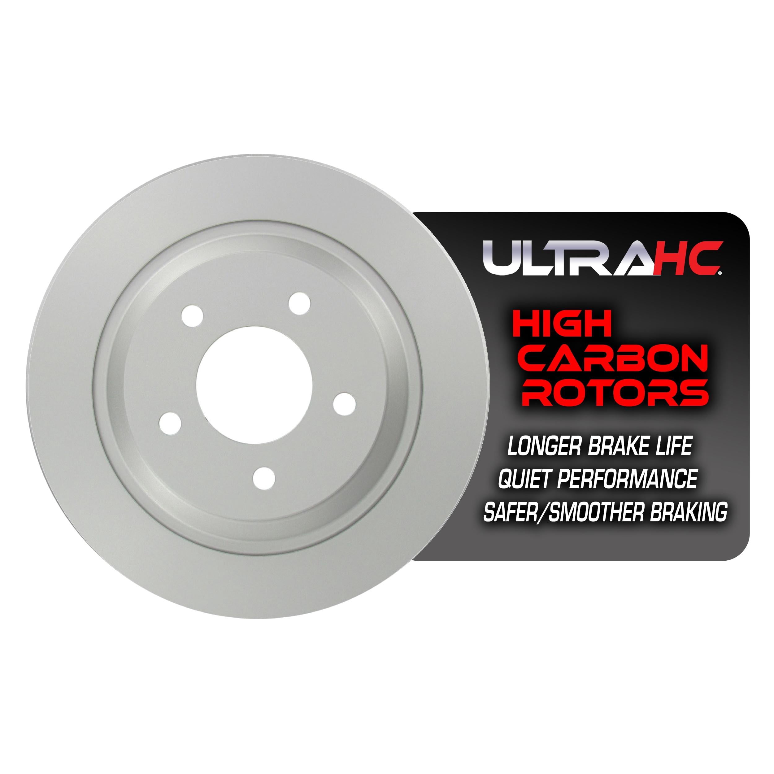UltraHC Coated High Carbon Brake Rotor, Rear UR002405, Mazda 5 2015-2006