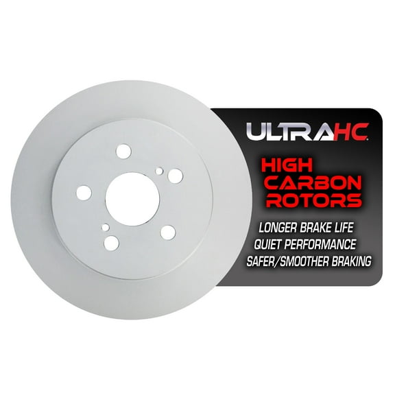 UltraHC Coated High Carbon Brake Rotor, Rear UR002429, Toyota Prius 2021-2010
