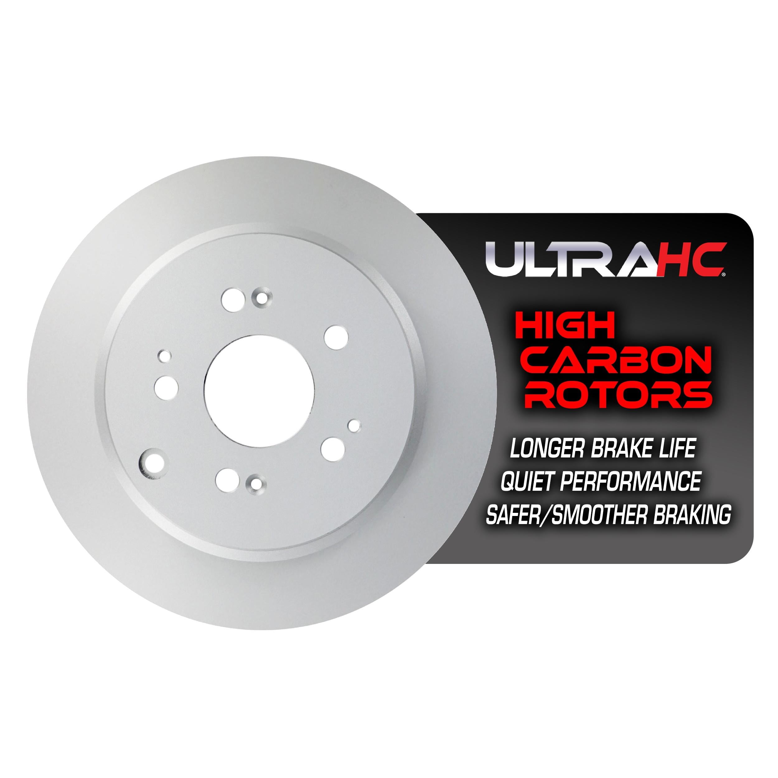 UltraHC Coated High Carbon Brake Rotor, Rear UR002443, Toyota Venza 2016-2009