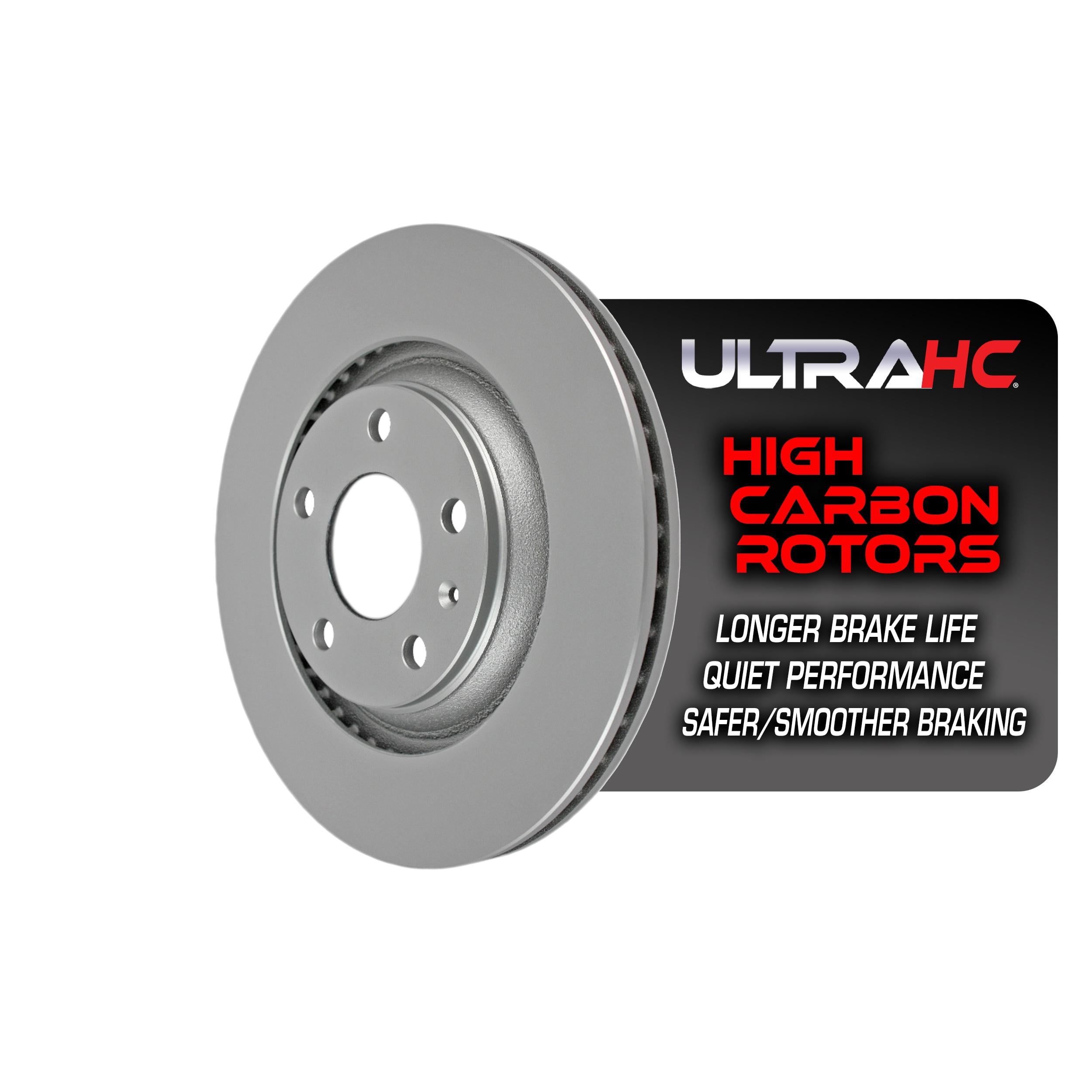 UltraHC Coated High Carbon Brake Rotor, Rear UR002573, Audi S4 2009-2004