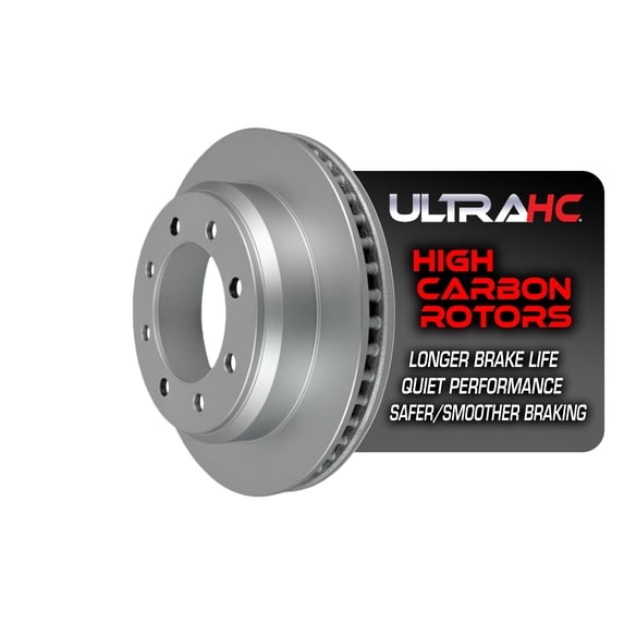 UltraHC Coated High Carbon Brake Rotor, Rear UR002870, Ford E-350 Super Duty 2022-2008