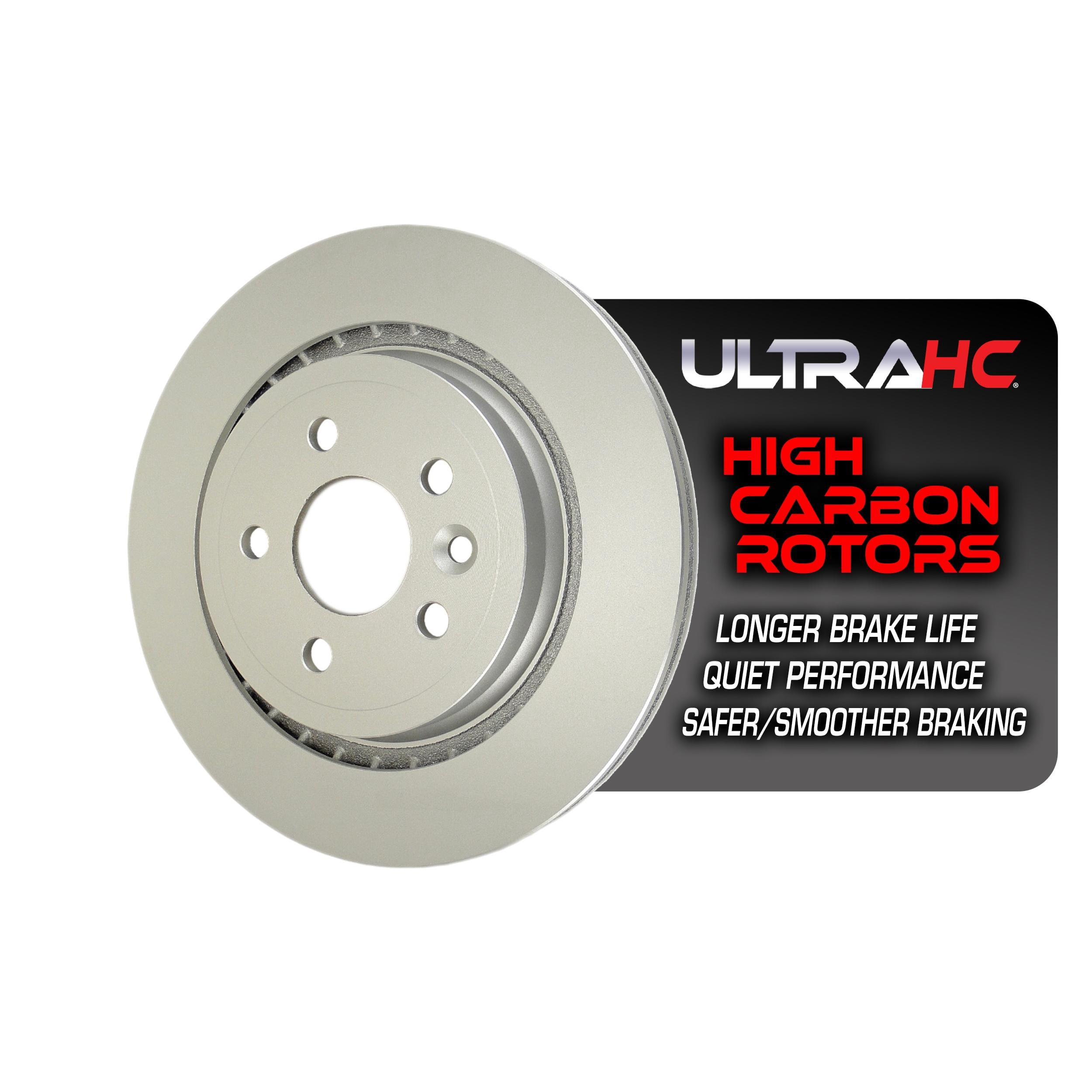 UltraHC Coated High Carbon Brake Rotor, Rear UR003433, Volvo S60 2018-2011