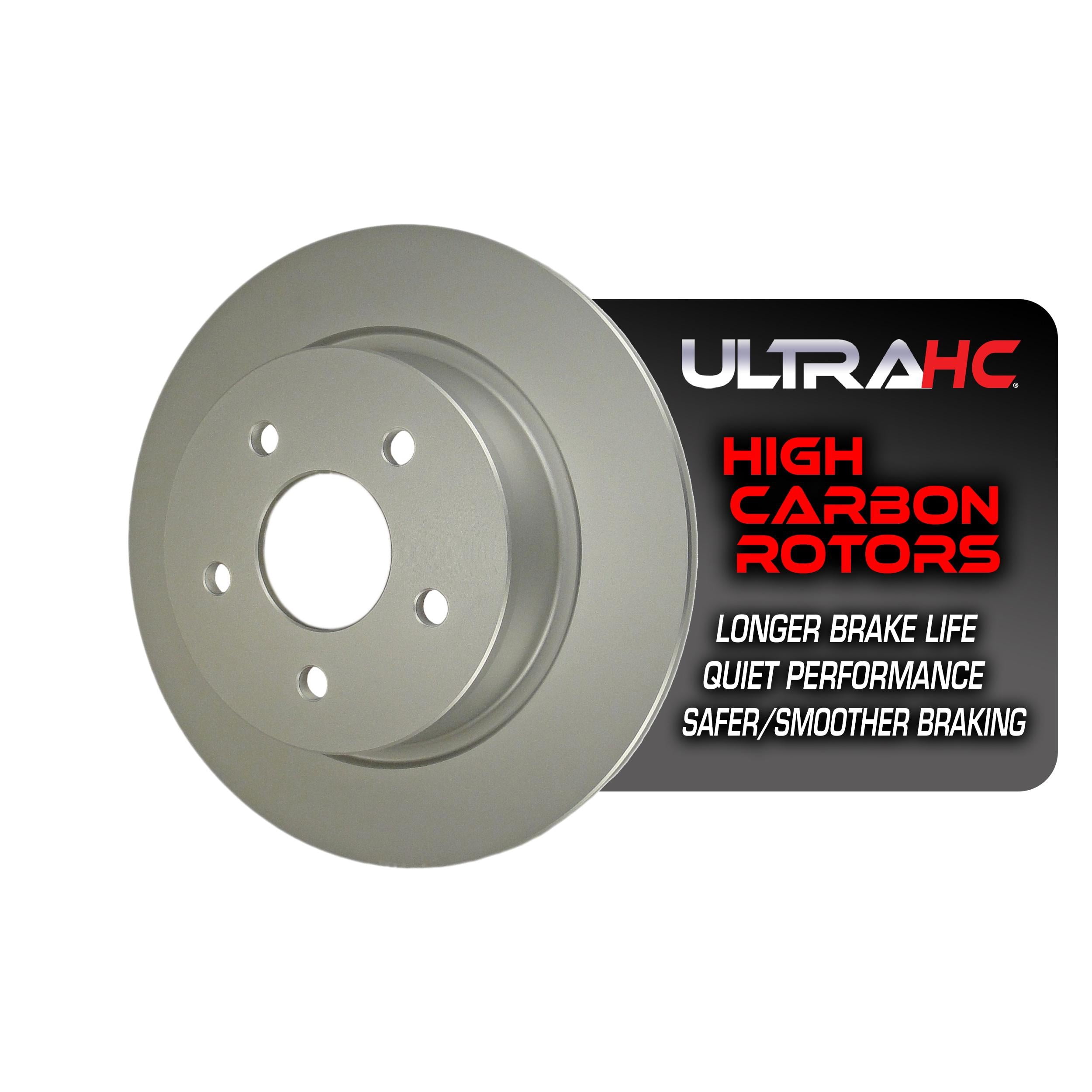 UltraHC Coated High Carbon Brake Rotor, Rear UR003747, Ford Escape 2016-2013