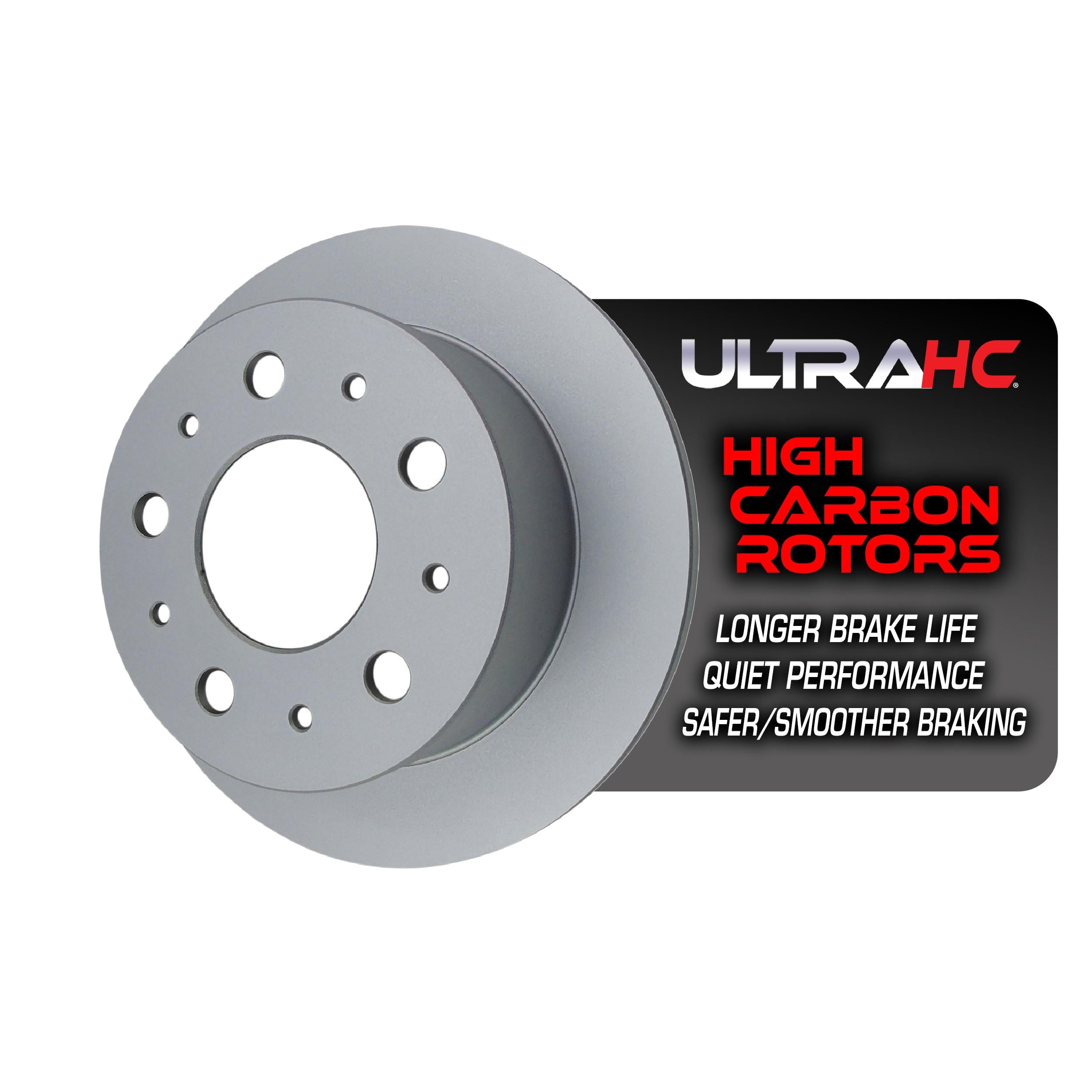 UltraHC Coated High Carbon Brake Rotor, Rear UR004256, Ram ProMaster 2500 2021-2015