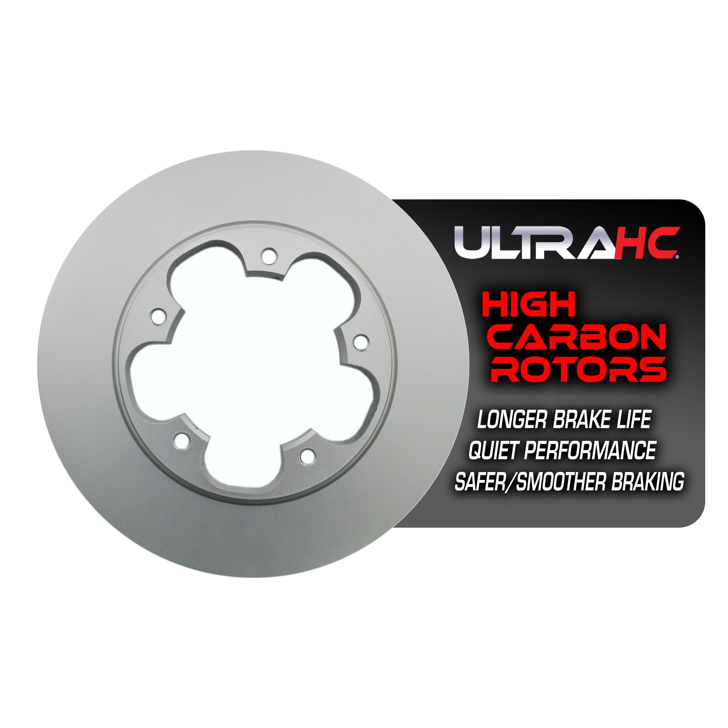 UltraHC Coated High Carbon Brake Rotor, Rear UR004355, Ford Transit-250 2021-2015