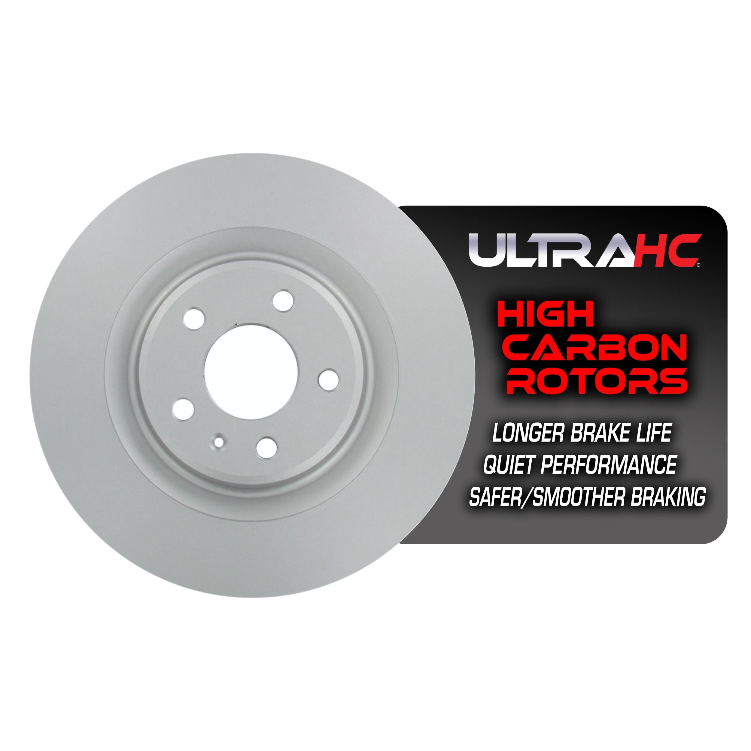 Qu21265 Rear Rotor Free Shipping! ULTRAHC Coated High Carbon Rear Brake Rotor for Audi Q5 ...