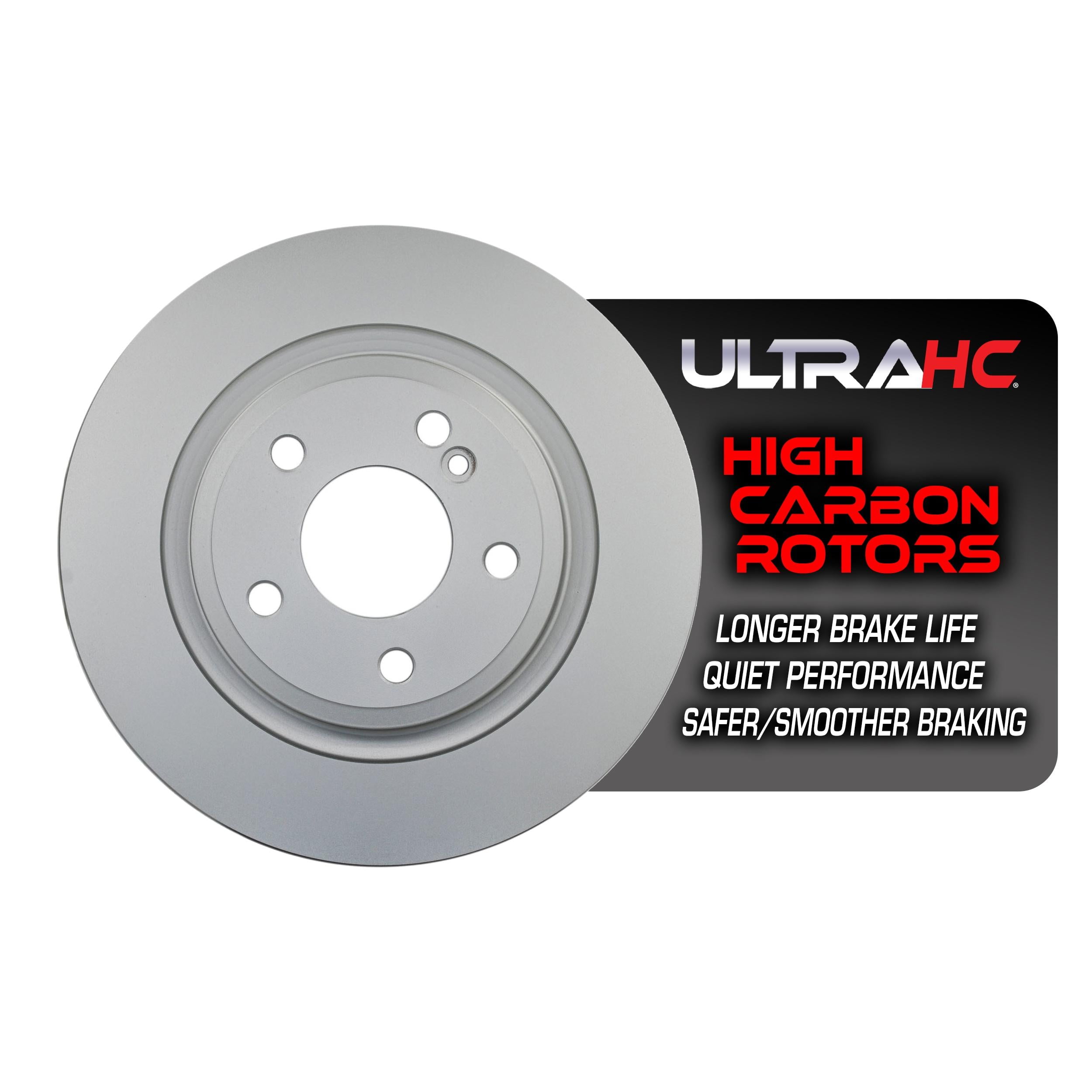 UltraHC Coated High Carbon Brake Rotor, Rear UR004485, Mercedes-Benz SLK250 2015-2012