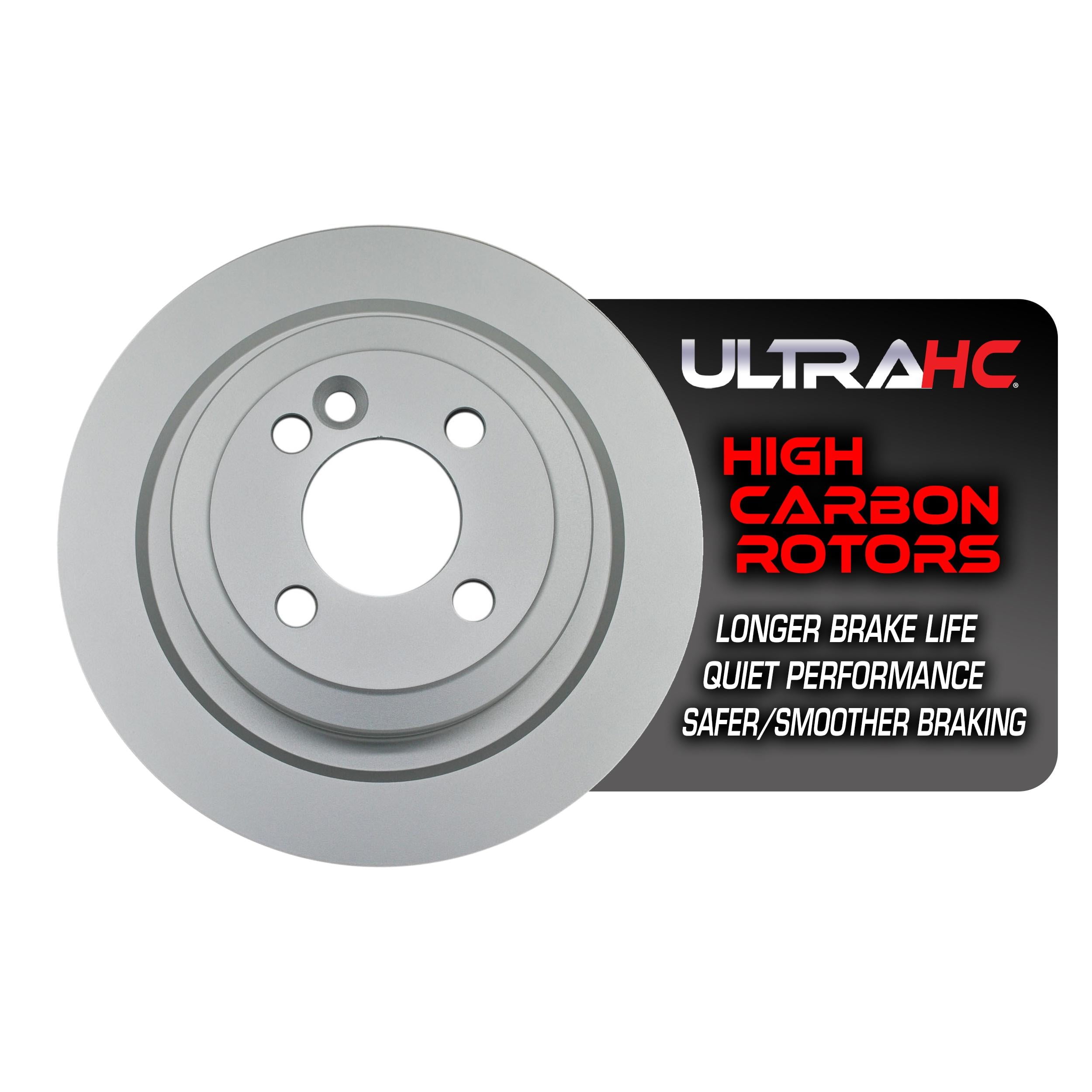 UltraHC Coated High Carbon Brake Rotor, Rear UR004737, Mini Cooper 2015-2008