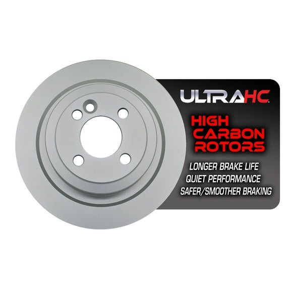 UltraHC Coated High Carbon Brake Rotor, Rear UR004737, Mini Cooper 2015-2008