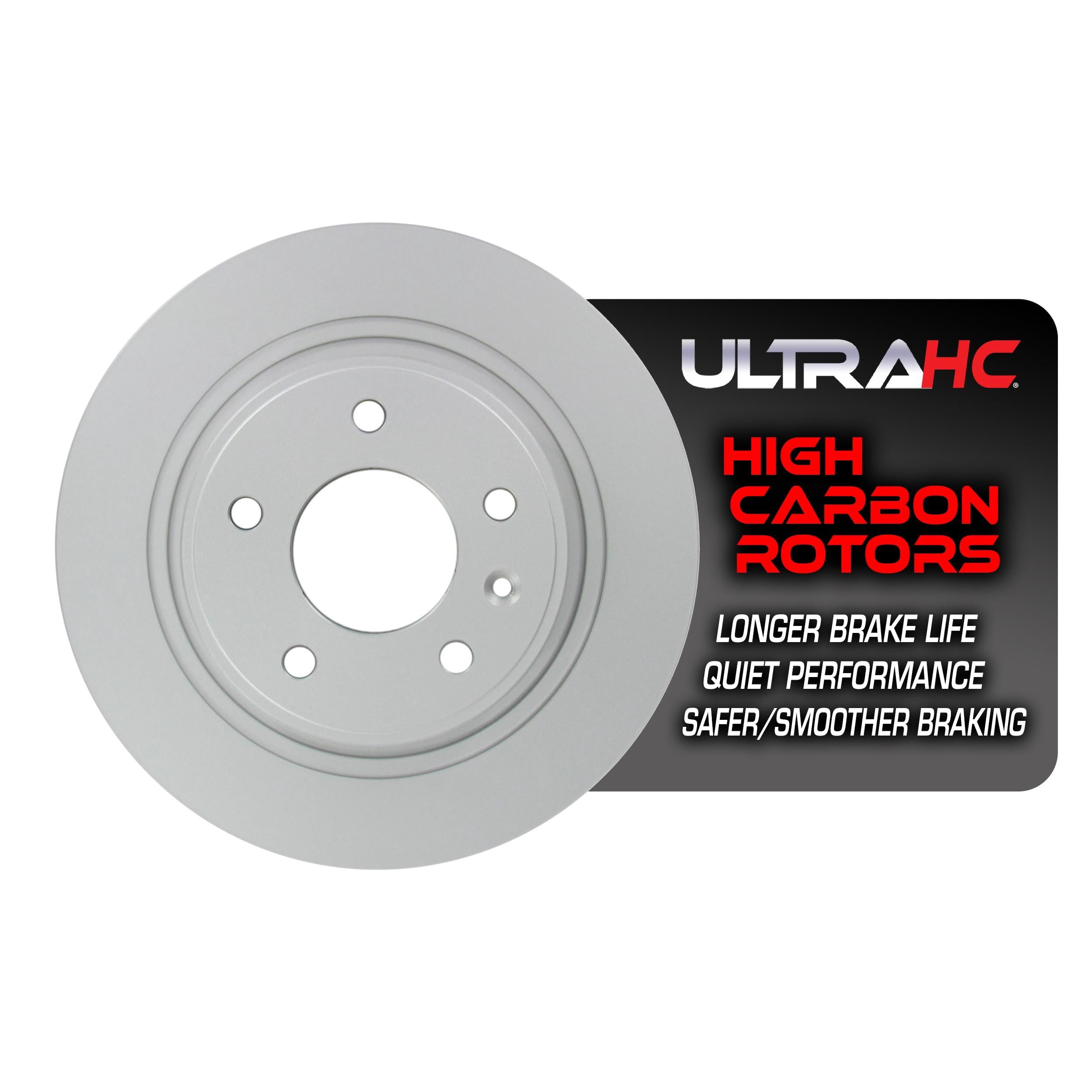 UltraHC Coated High Carbon Brake Rotor, Rear UR004768, Buick Verano 2017-2012