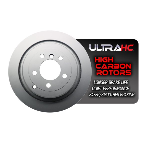 UltraHC Coated High Carbon Brake Rotor, Rear UR004850, Land Rover Range Rover 2012-2006