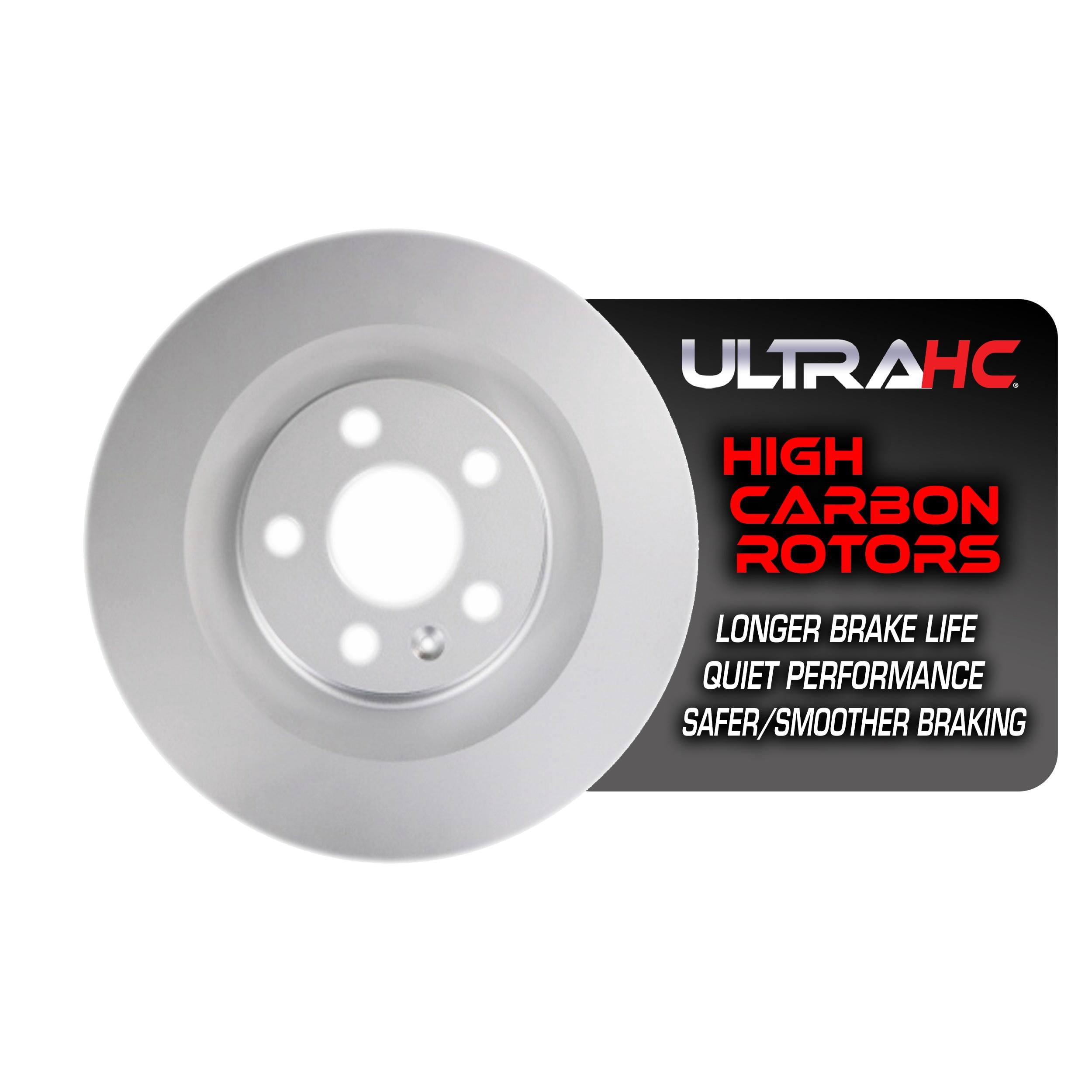 UltraHC Coated High Carbon Brake Rotor, Rear UR005116, Volvo XC60 2021-2018